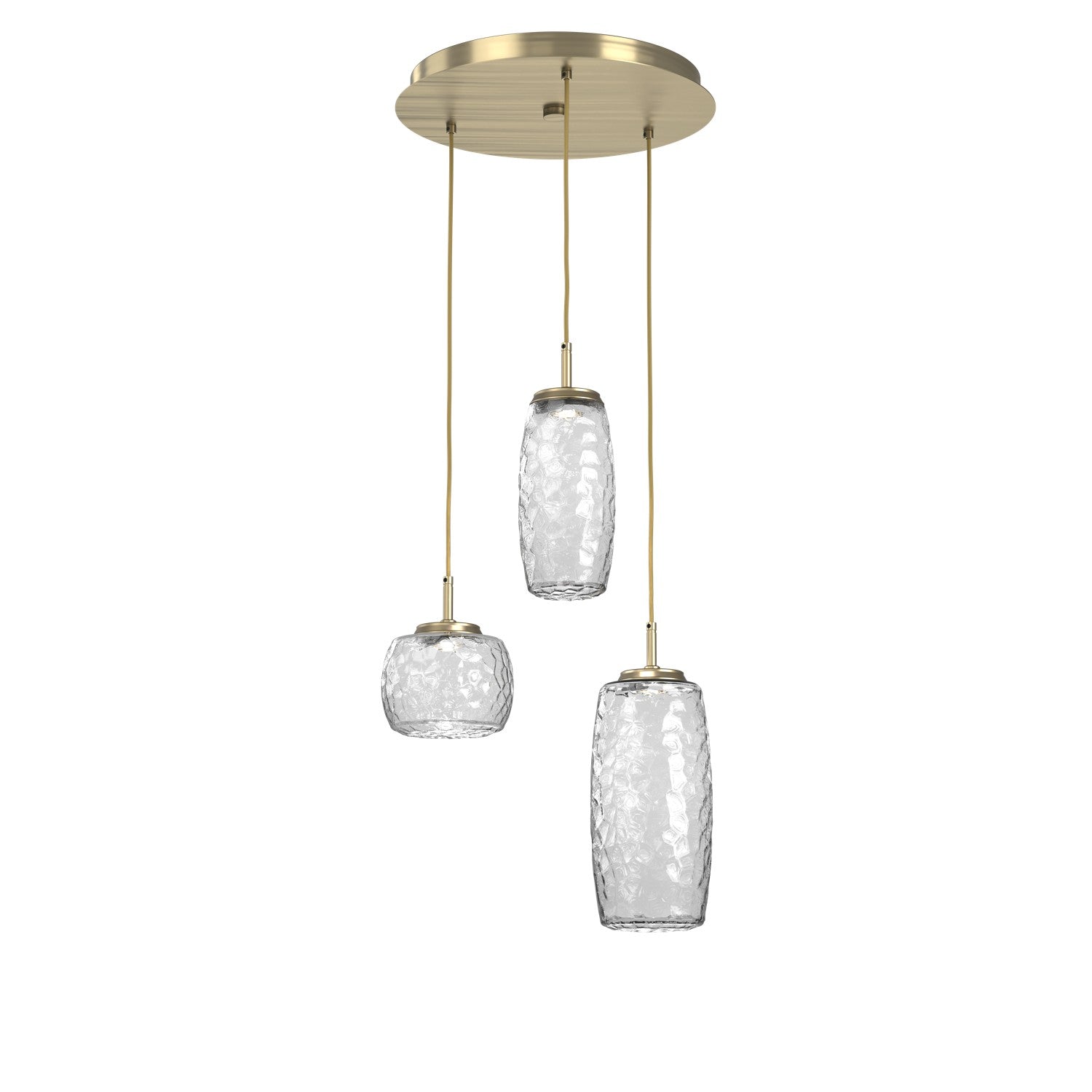 Hammerton Studio - CHB0091-03-HB-C-C01-L1 - LED Pendant - Vessel - Heritage Brass