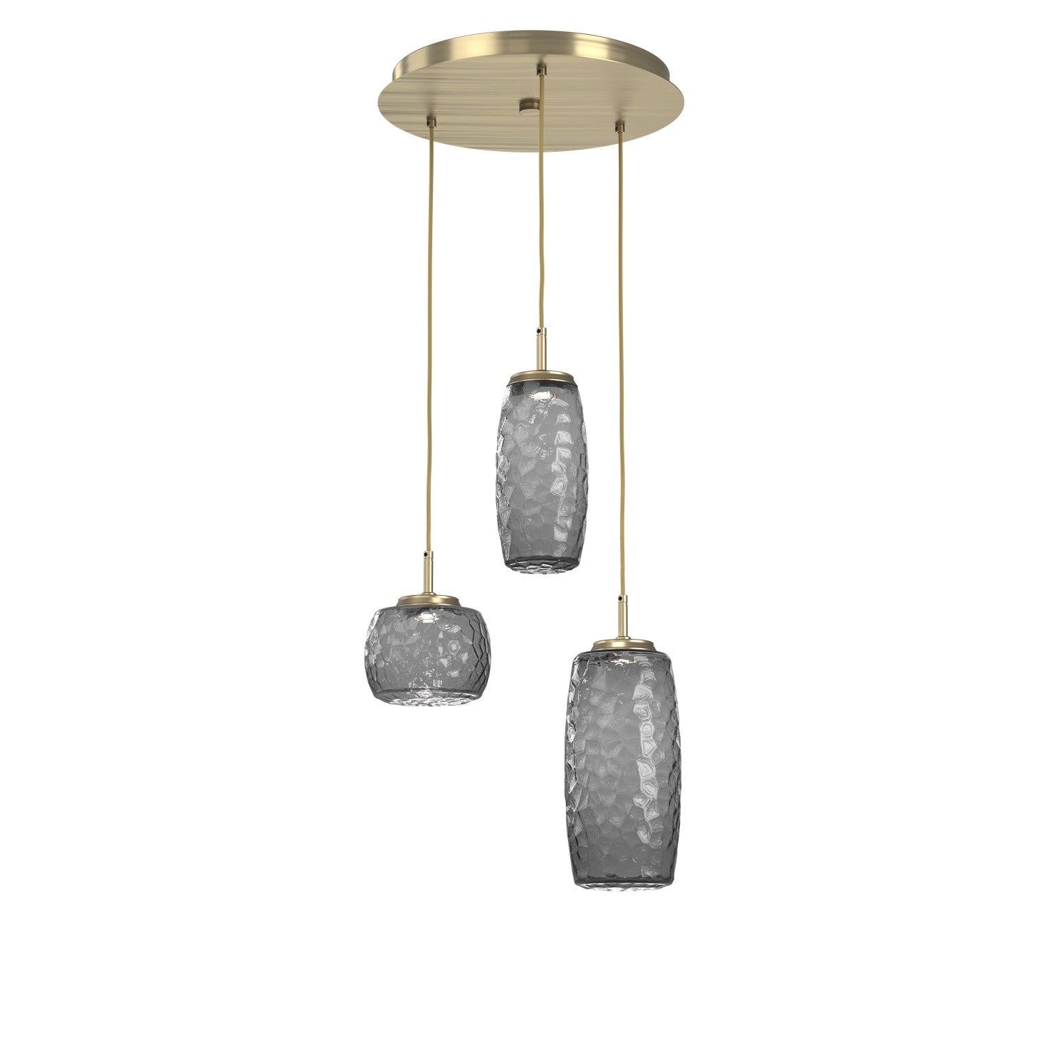 Hammerton Studio - CHB0091-03-HB-S-C01-L1 - LED Pendant - Vessel - Heritage Brass