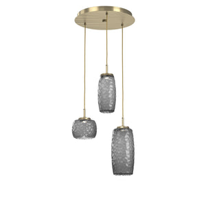 Hammerton Studio - CHB0091-03-HB-S-C01-L3 - LED Pendant - Vessel - Heritage Brass