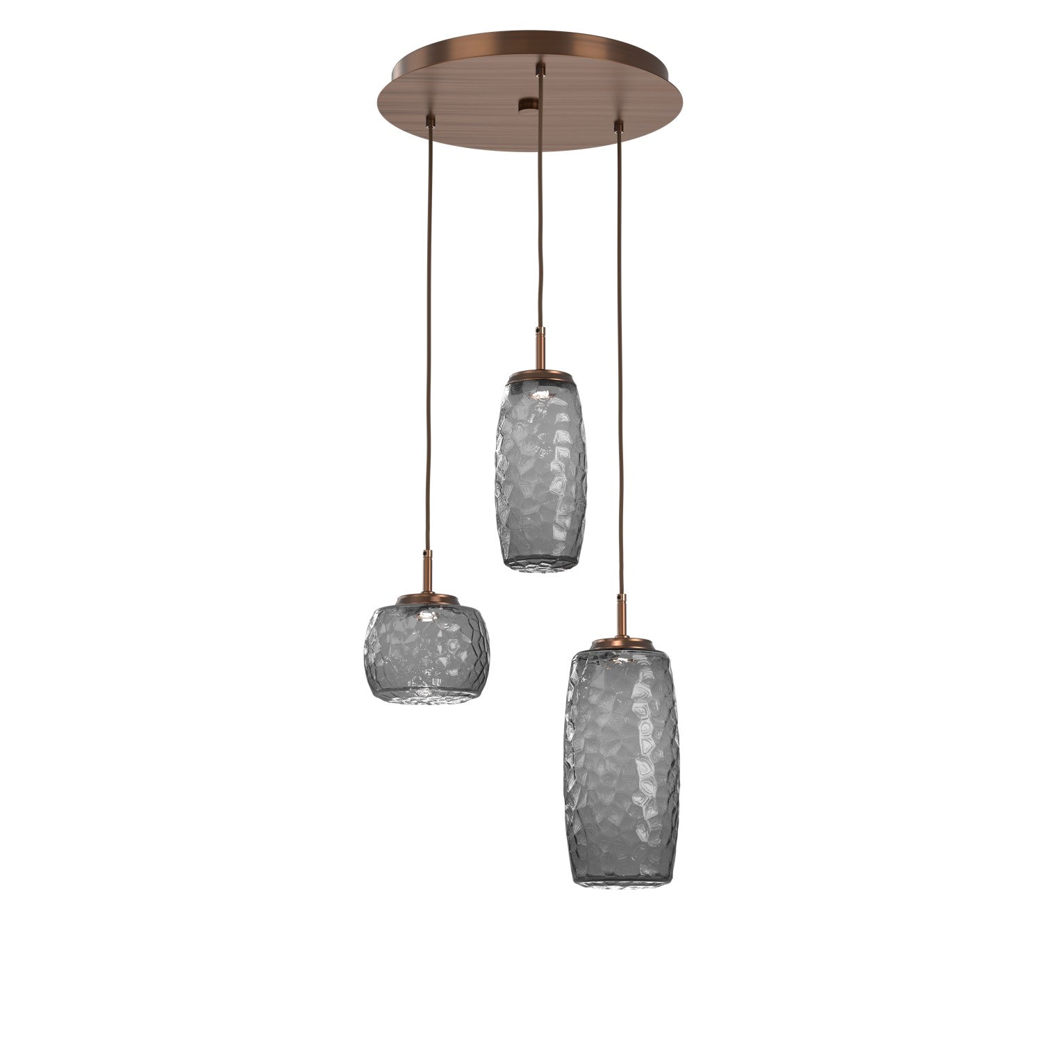 Hammerton Studio - CHB0091-03-RB-S-C01-L1 - LED Pendant - Vessel - Oil Rubbed Bronze