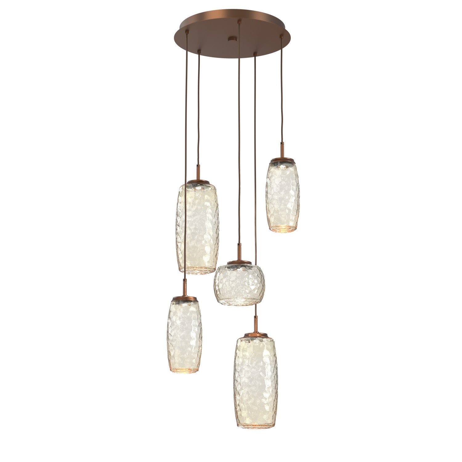 Hammerton Studio - CHB0091-05-BB-A-C01-L1 - LED Pendant - Vessel - Burnished Bronze