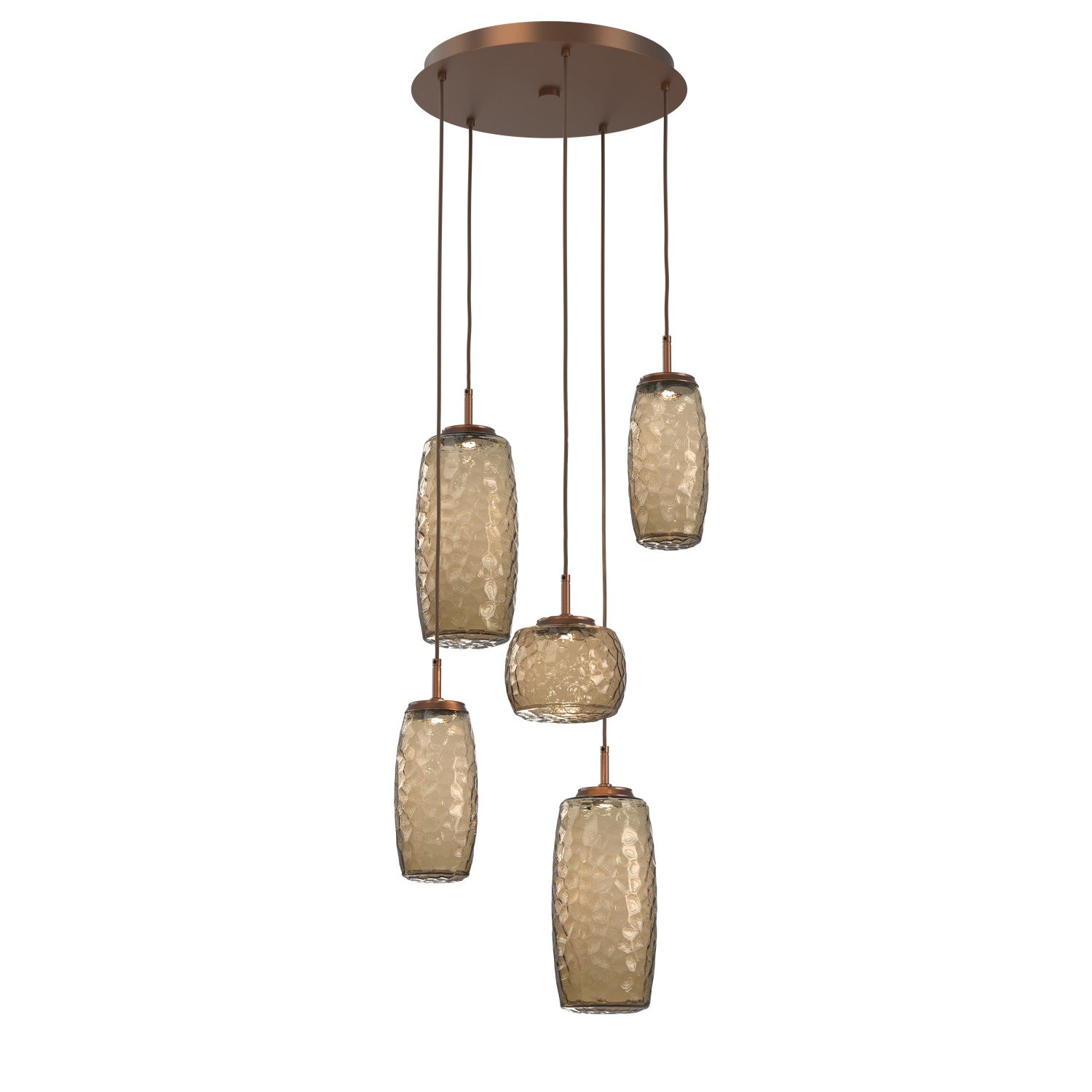 Hammerton Studio - CHB0091-05-BB-B-C01-L1 - LED Pendant - Vessel - Burnished Bronze