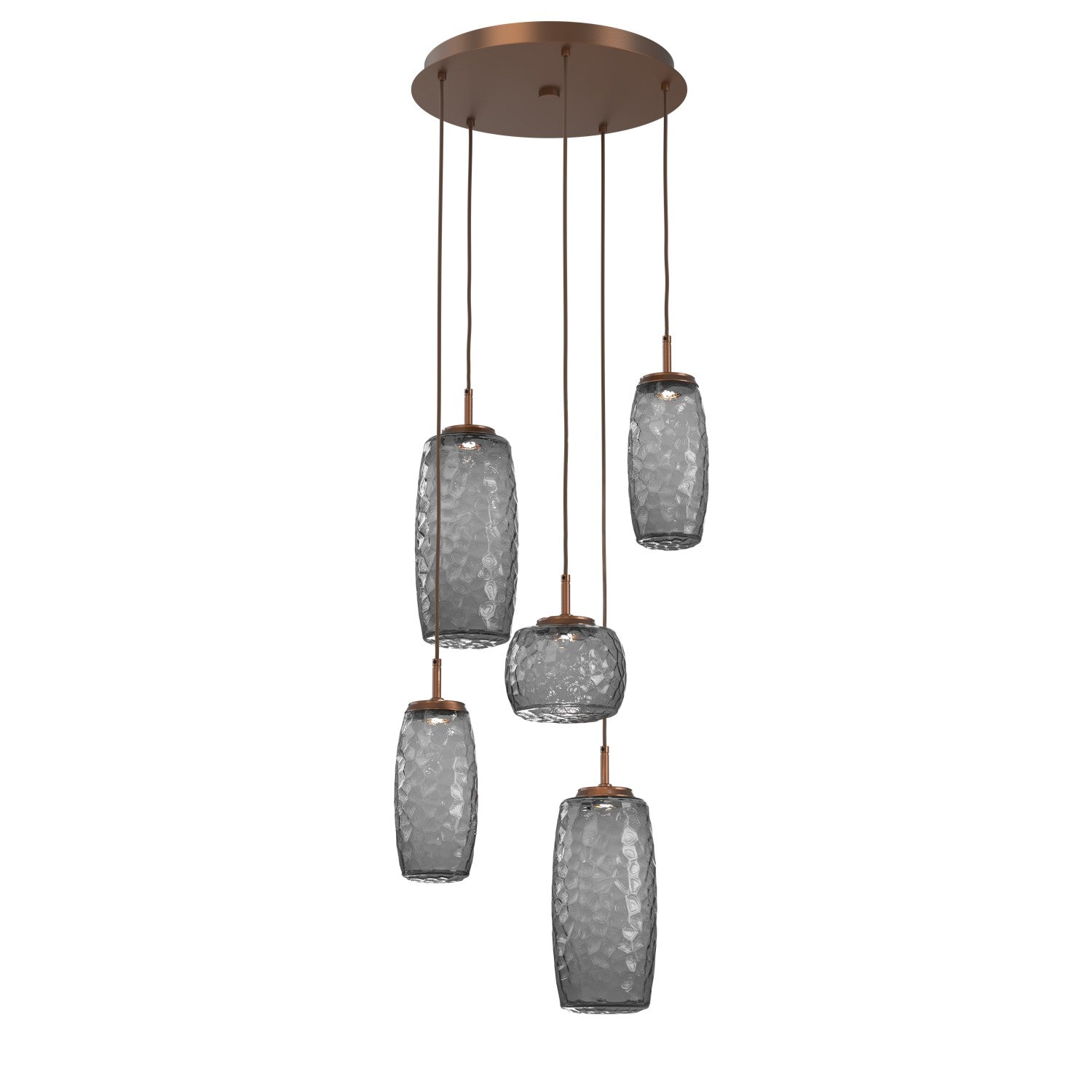 Hammerton Studio - CHB0091-05-BB-S-C01-L1 - LED Pendant - Vessel - Burnished Bronze