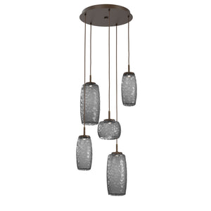 Hammerton Studio - CHB0091-05-FB-S-C01-L1 - LED Pendant - Vessel - Flat Bronze