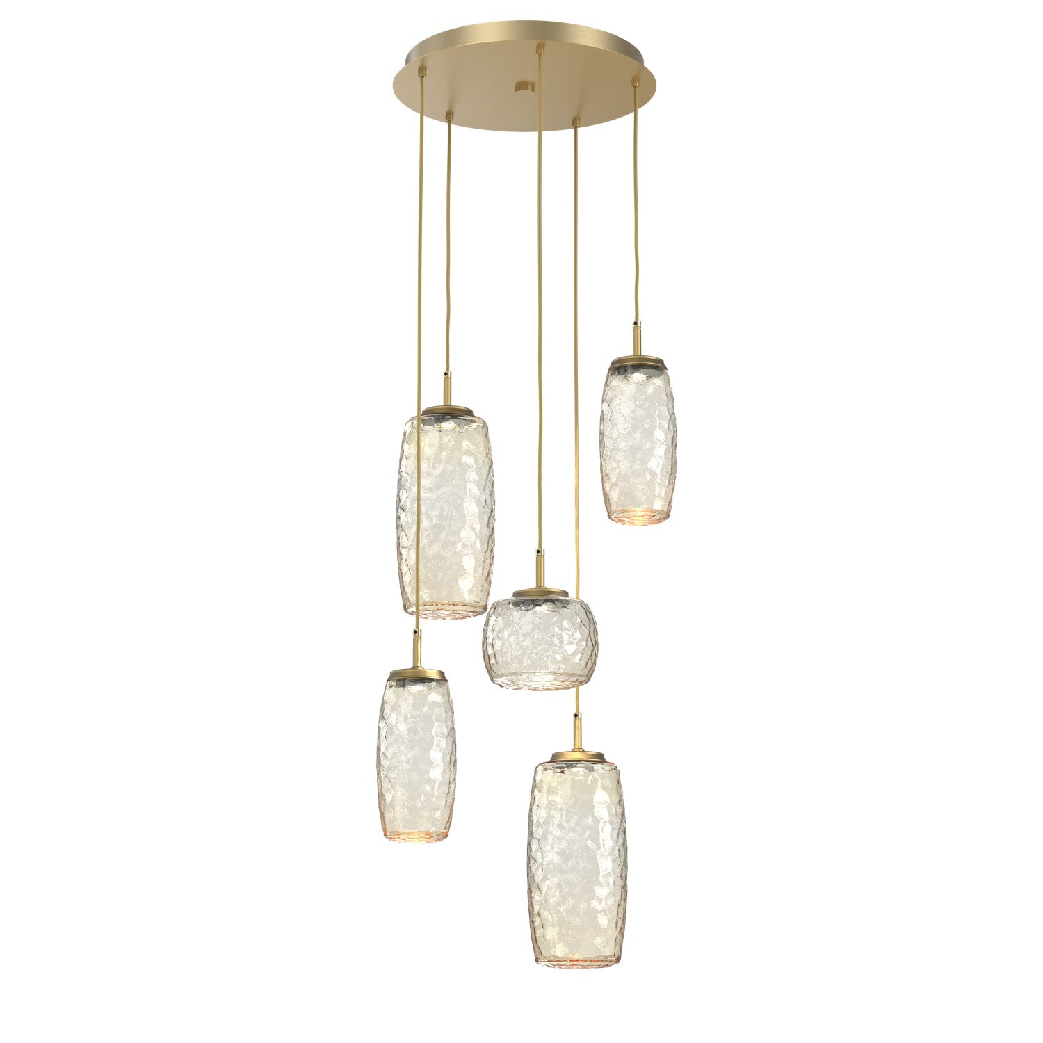 Hammerton Studio - CHB0091-05-GB-A-C01-L1 - LED Pendant - Vessel - Gilded Brass