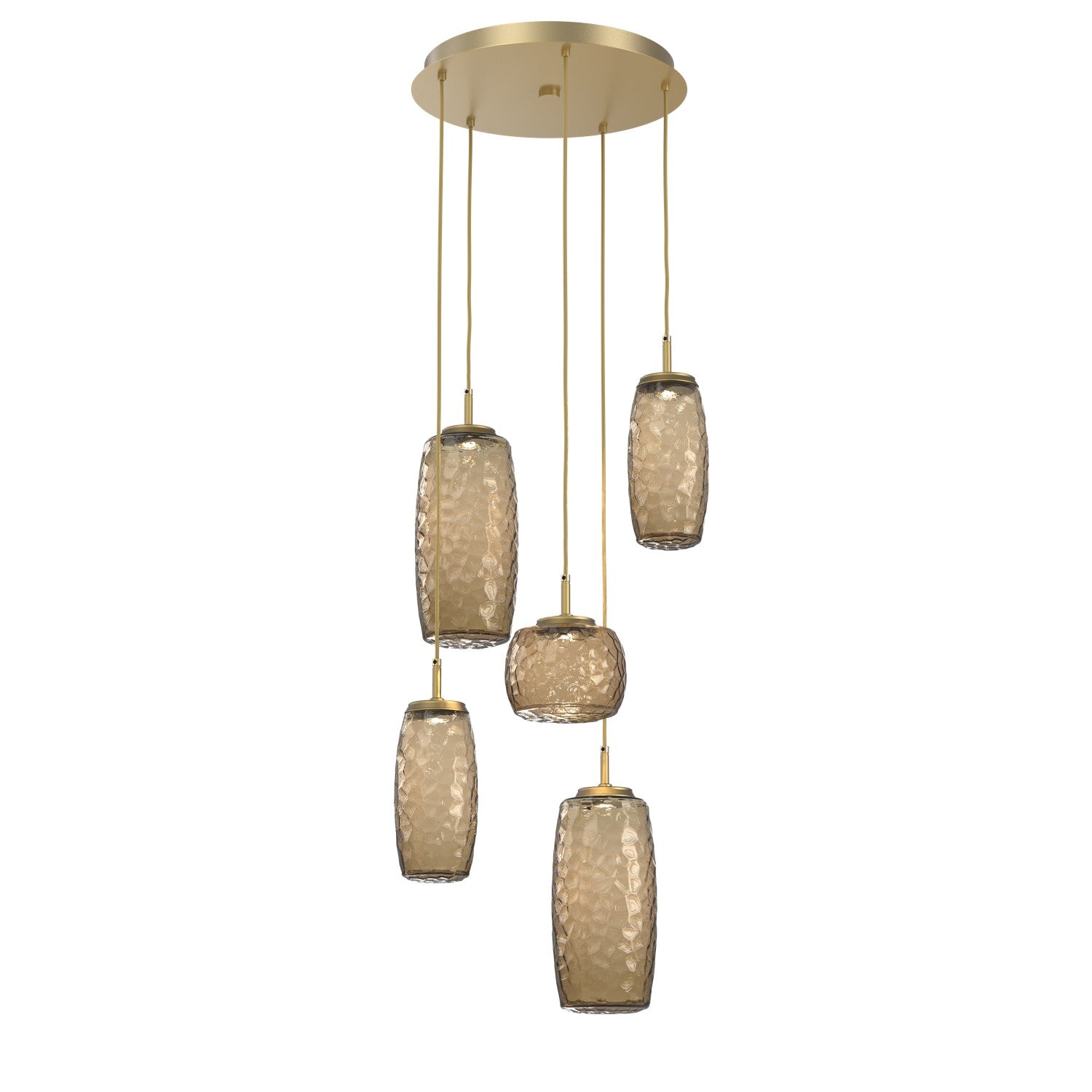 Hammerton Studio - CHB0091-05-GB-B-C01-L1 - LED Pendant - Vessel - Gilded Brass