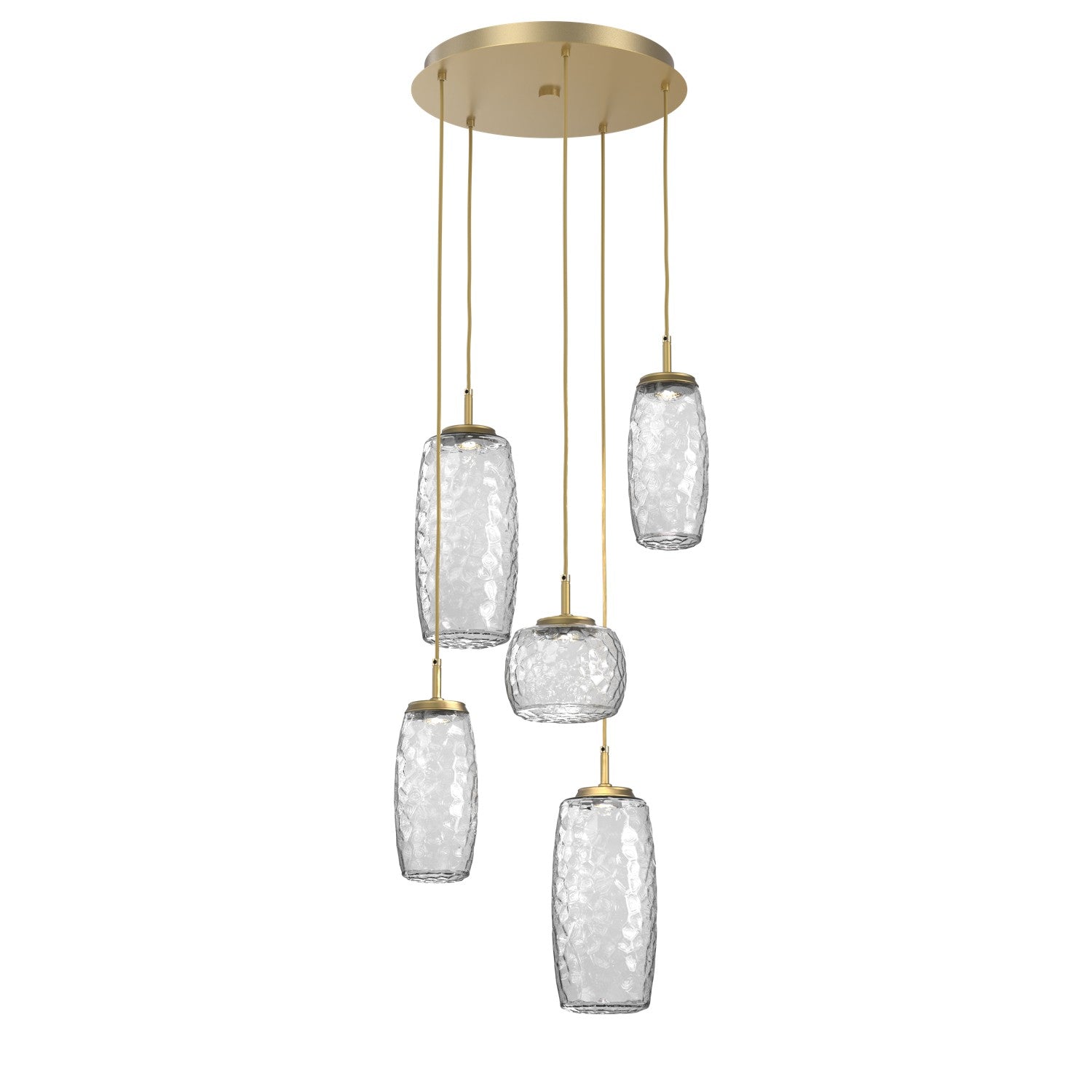 Hammerton Studio - CHB0091-05-GB-C-C01-L1 - LED Pendant - Vessel - Gilded Brass