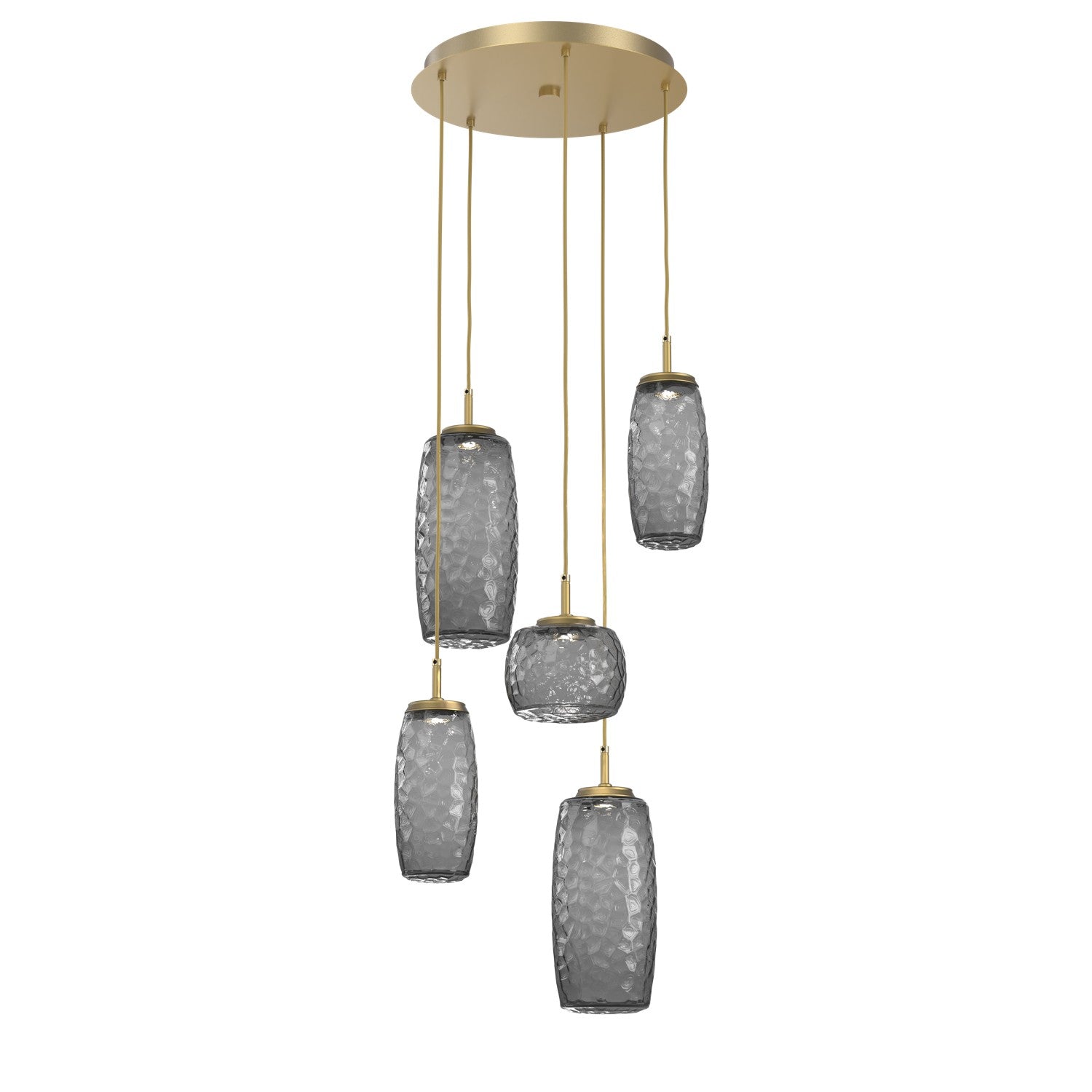 Hammerton Studio - CHB0091-05-GB-S-C01-L1 - LED Pendant - Vessel - Gilded Brass