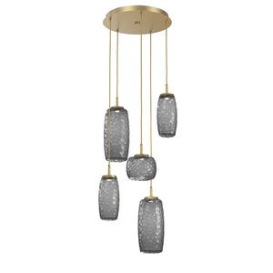 Hammerton Studio - CHB0091-05-GB-S-C01-L3 - LED Pendant - Vessel - Gilded Brass