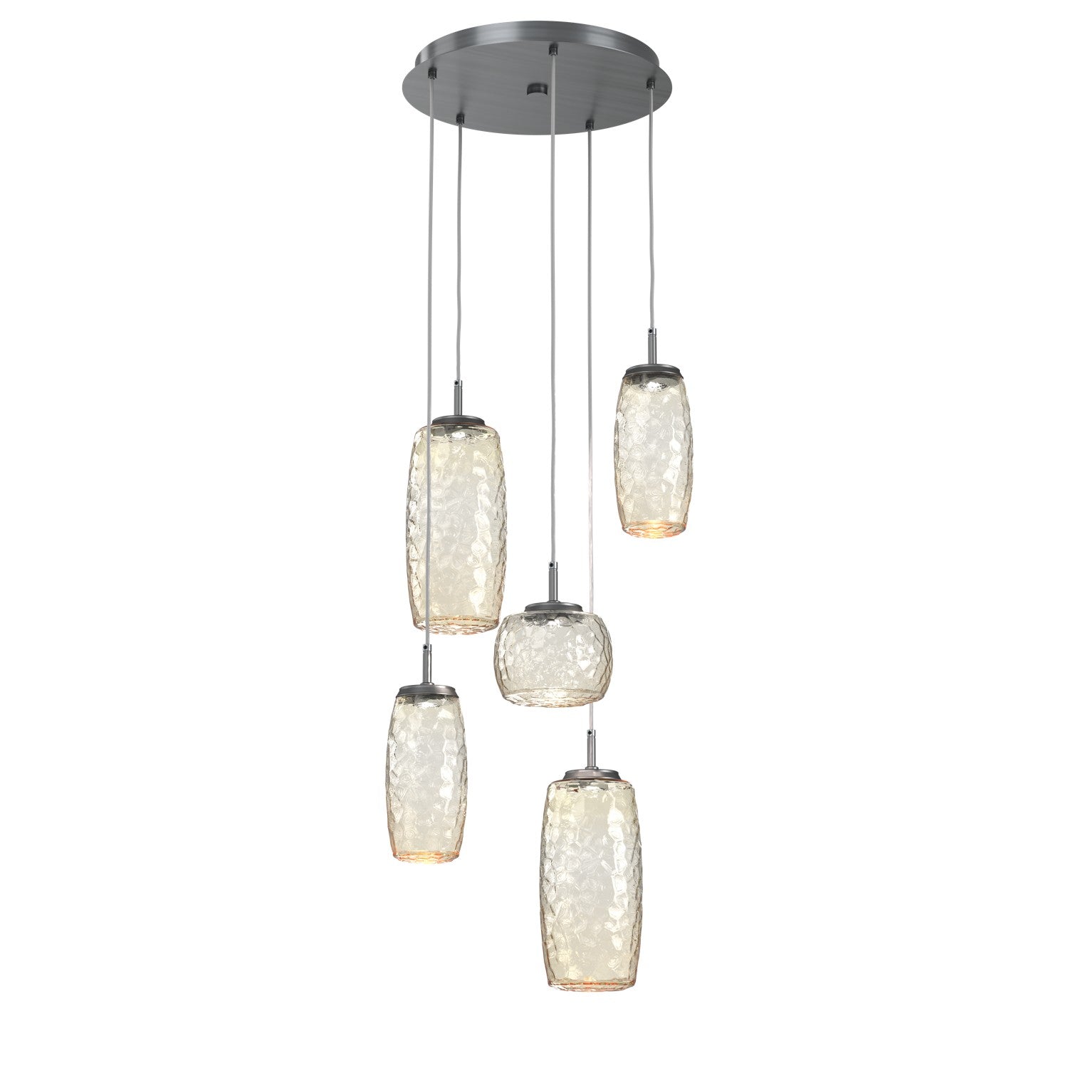 Hammerton Studio - CHB0091-05-GM-A-C01-L1 - LED Pendant - Vessel - Gunmetal