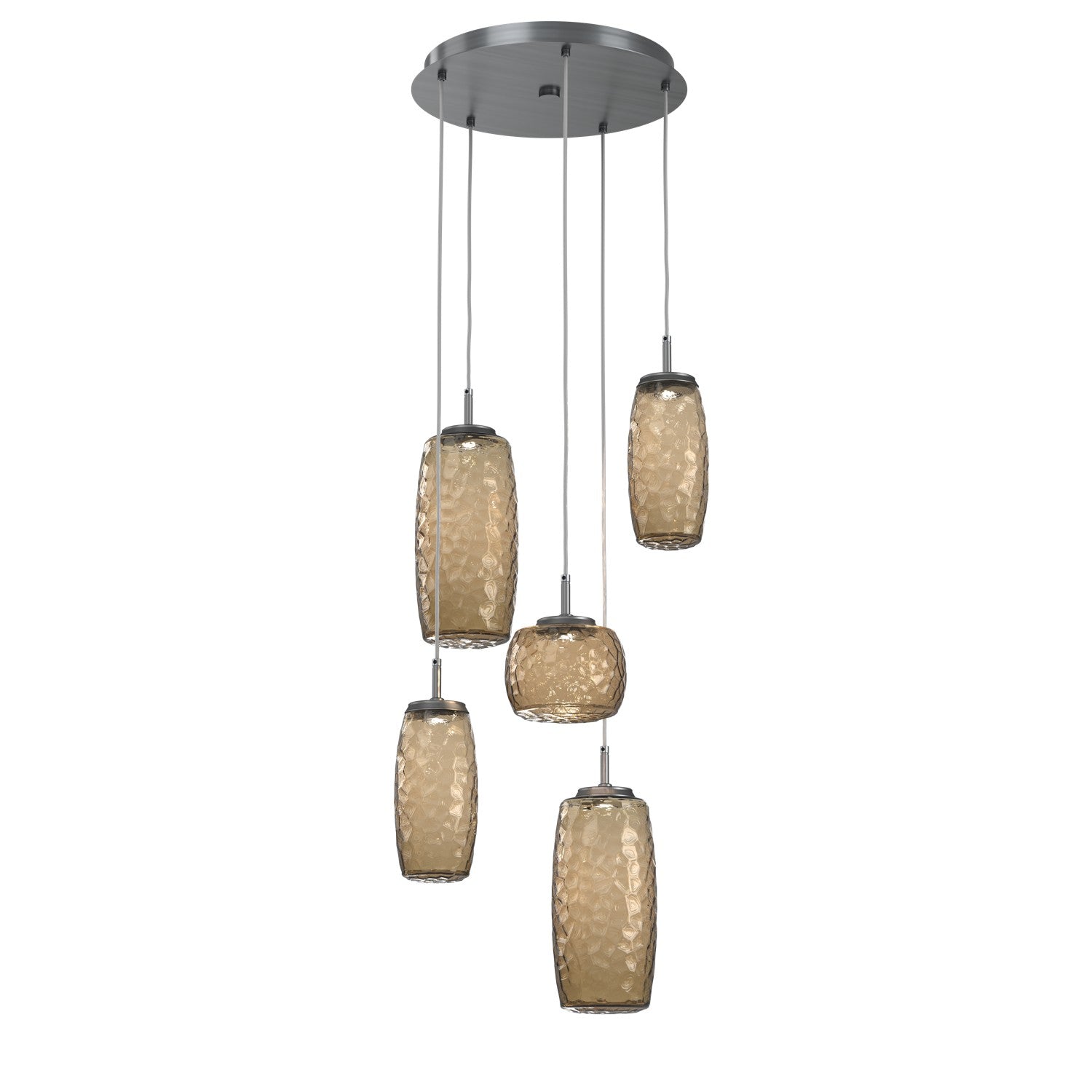 Hammerton Studio - CHB0091-05-GM-B-C01-L1 - LED Pendant - Vessel - Gunmetal