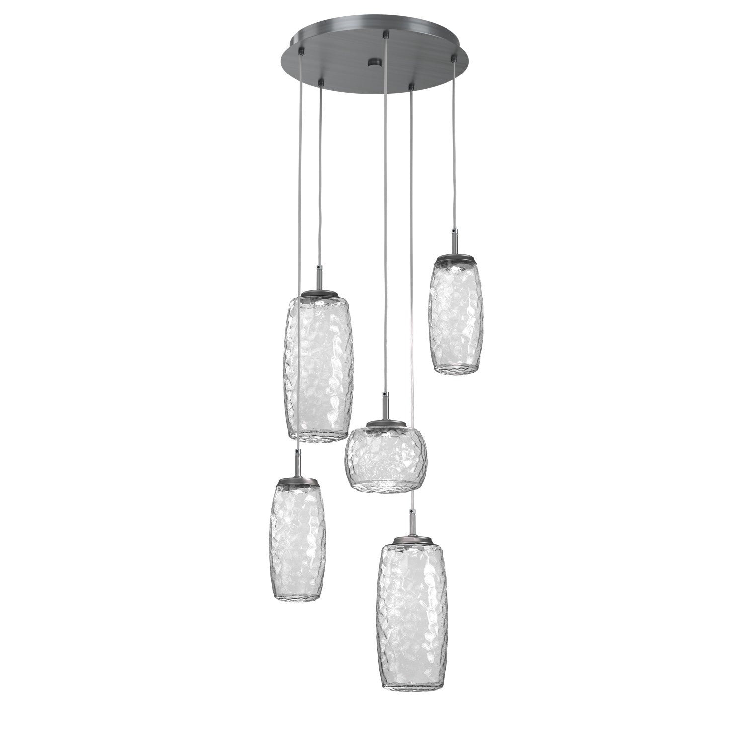 Hammerton Studio - CHB0091-05-GM-C-C01-L1 - LED Pendant - Vessel - Gunmetal