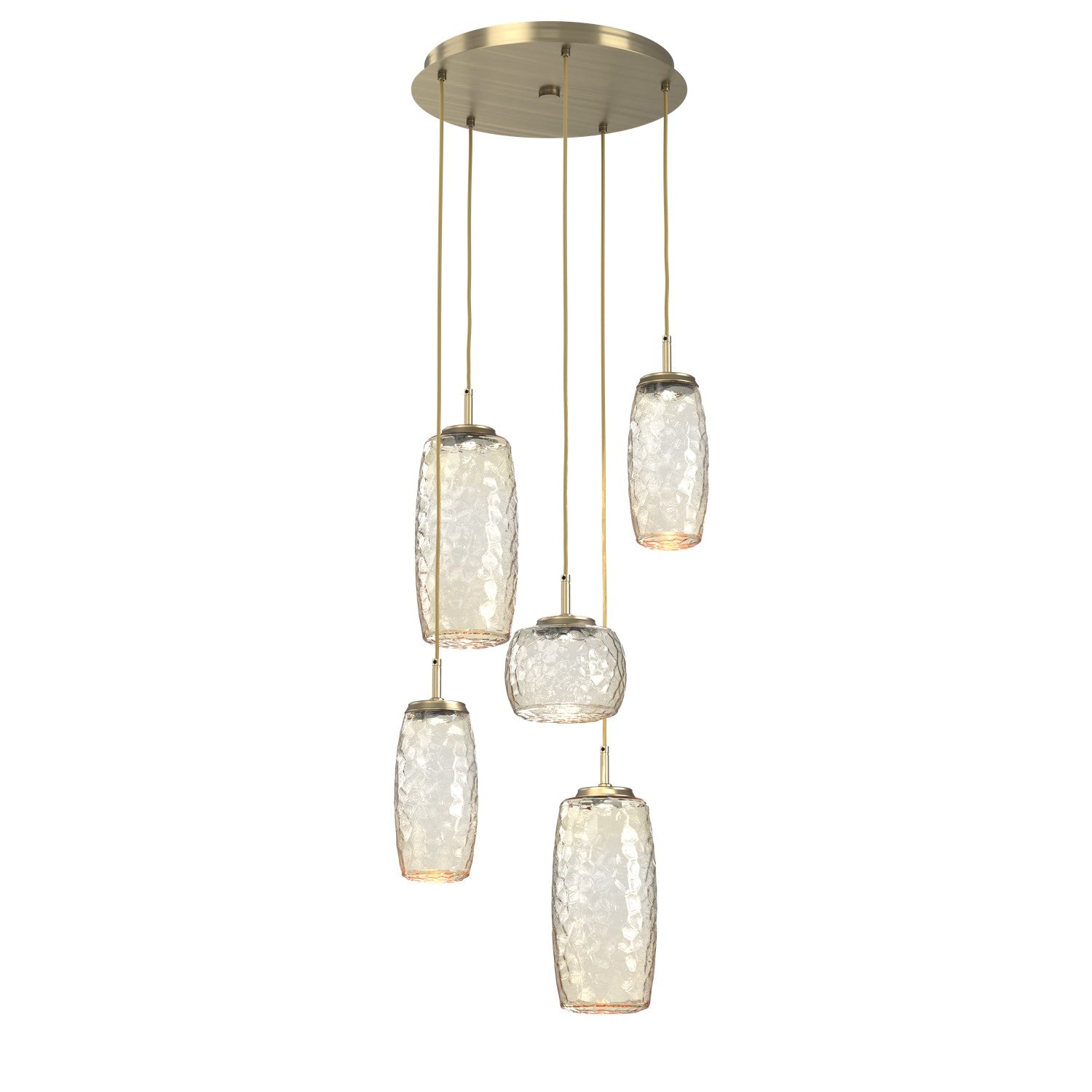 Hammerton Studio - CHB0091-05-HB-A-C01-L3 - LED Pendant - Vessel - Heritage Brass