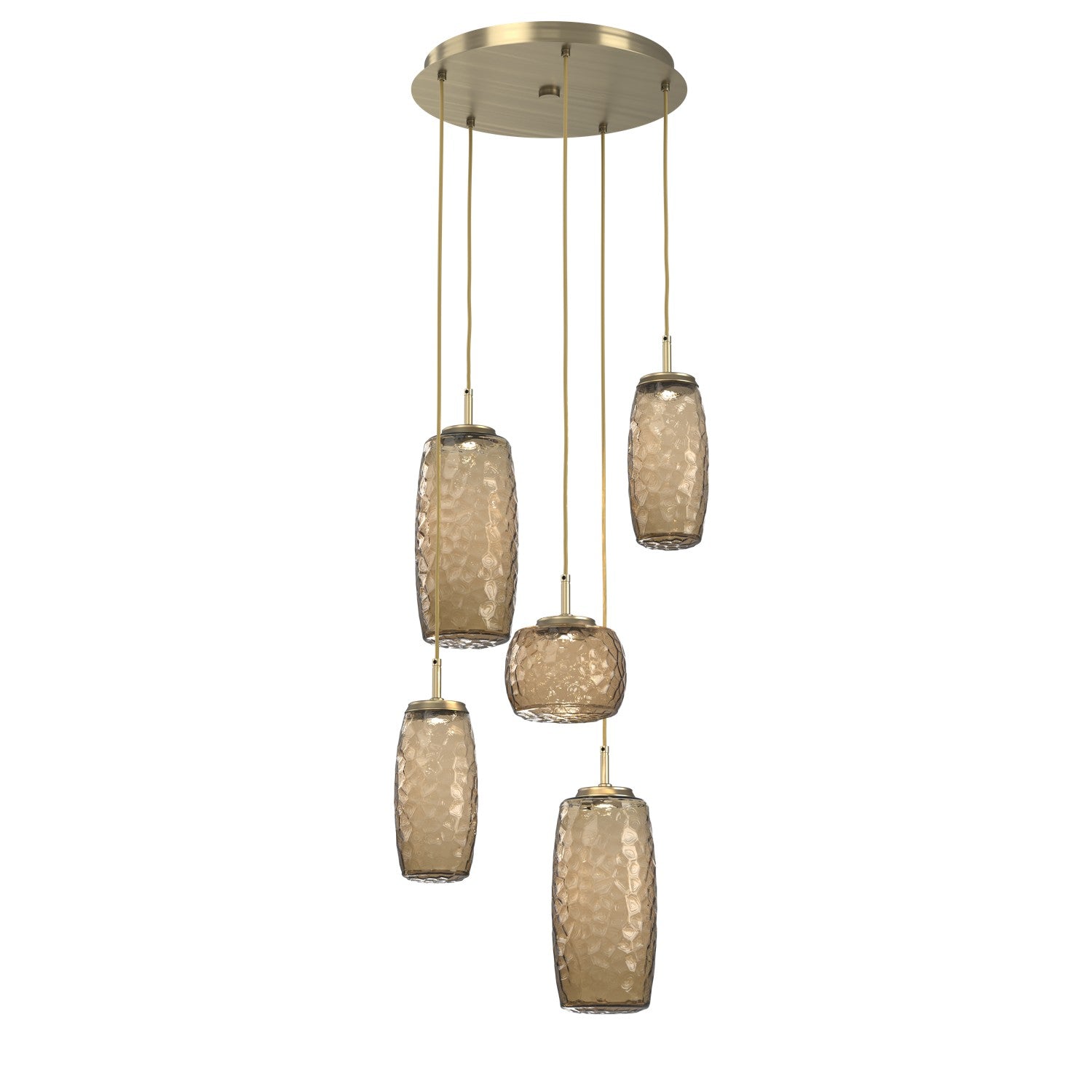 Hammerton Studio - CHB0091-05-HB-B-C01-L1 - LED Pendant - Vessel - Heritage Brass