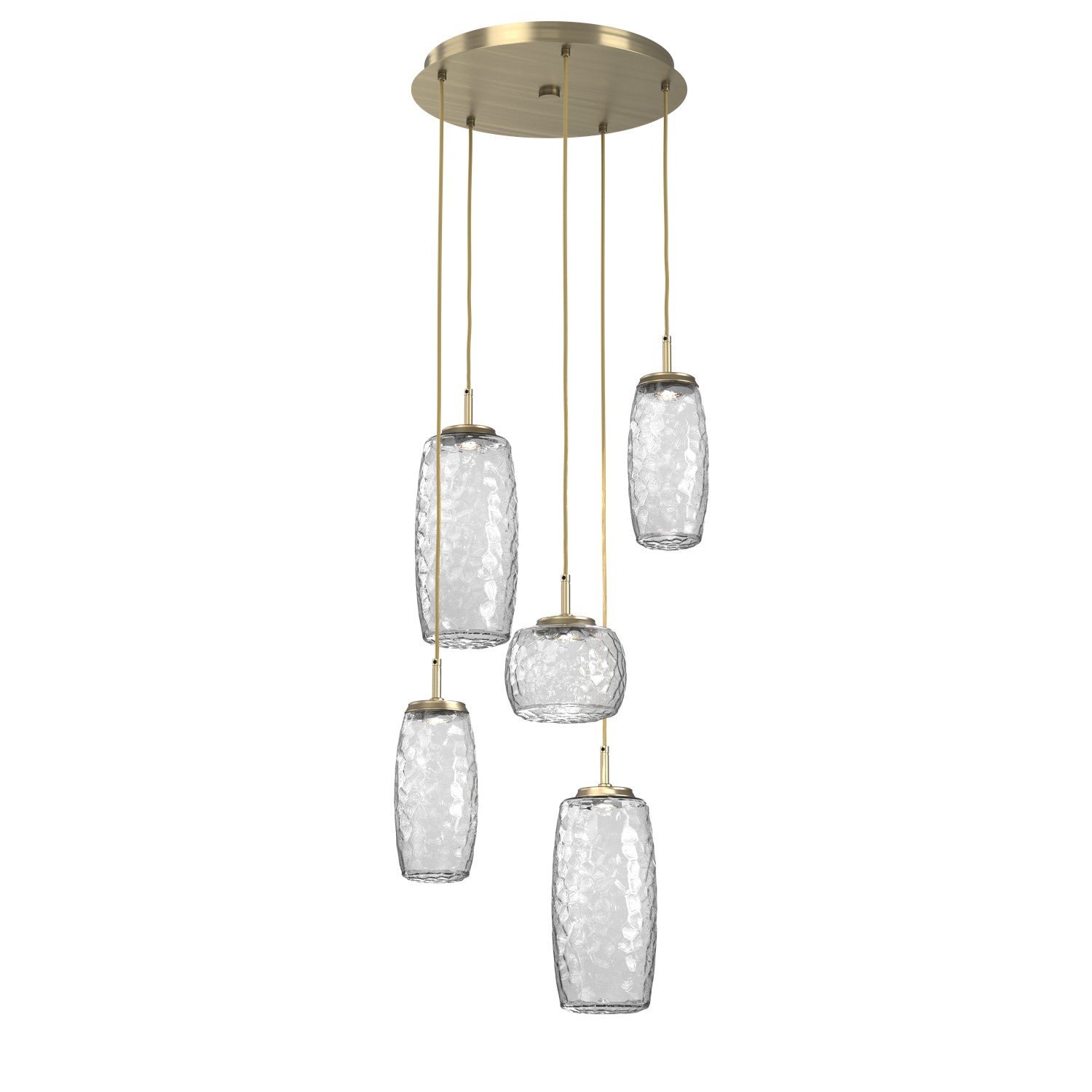 Hammerton Studio - CHB0091-05-HB-C-C01-L1 - LED Pendant - Vessel - Heritage Brass