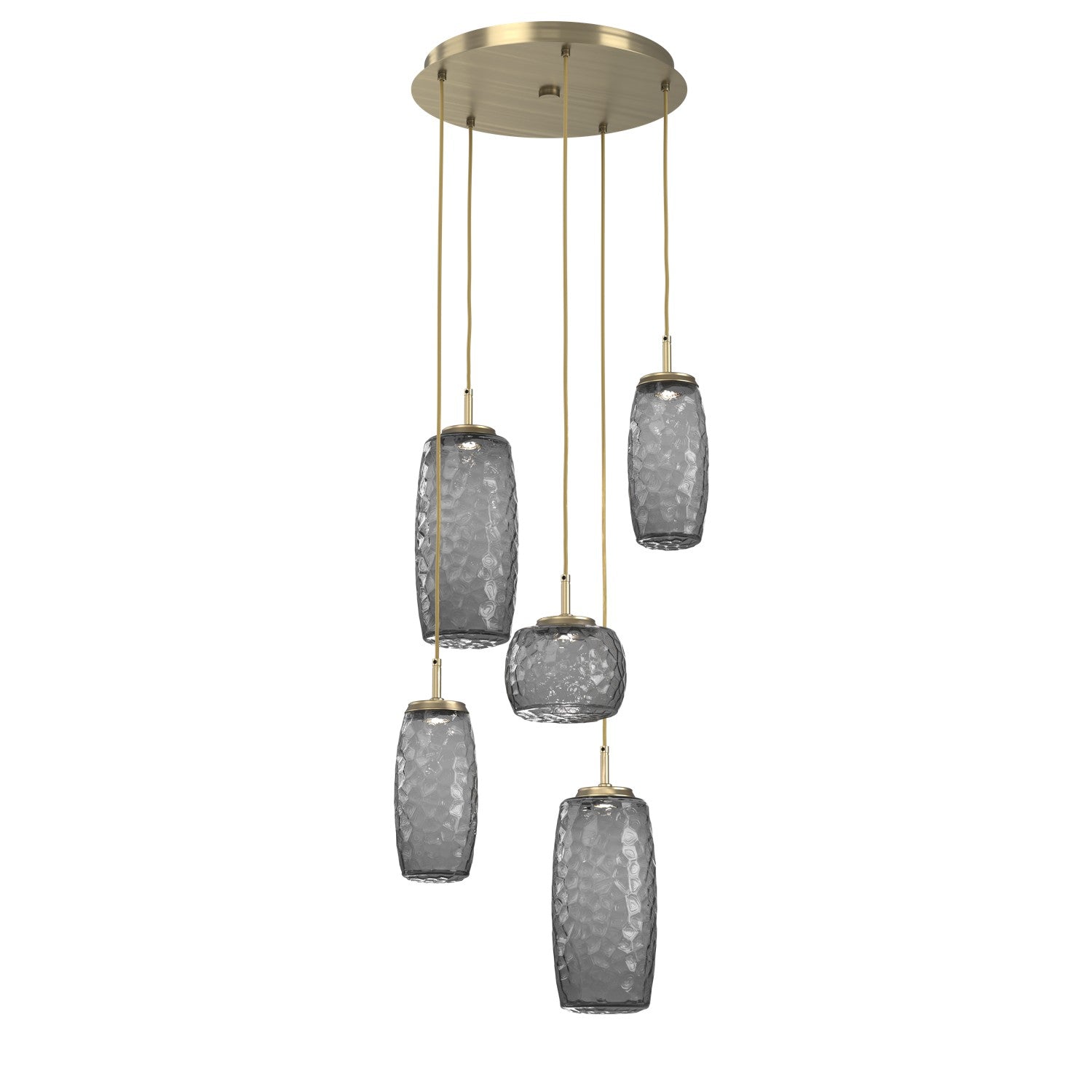 Hammerton Studio - CHB0091-05-HB-S-C01-L1 - LED Pendant - Vessel - Heritage Brass