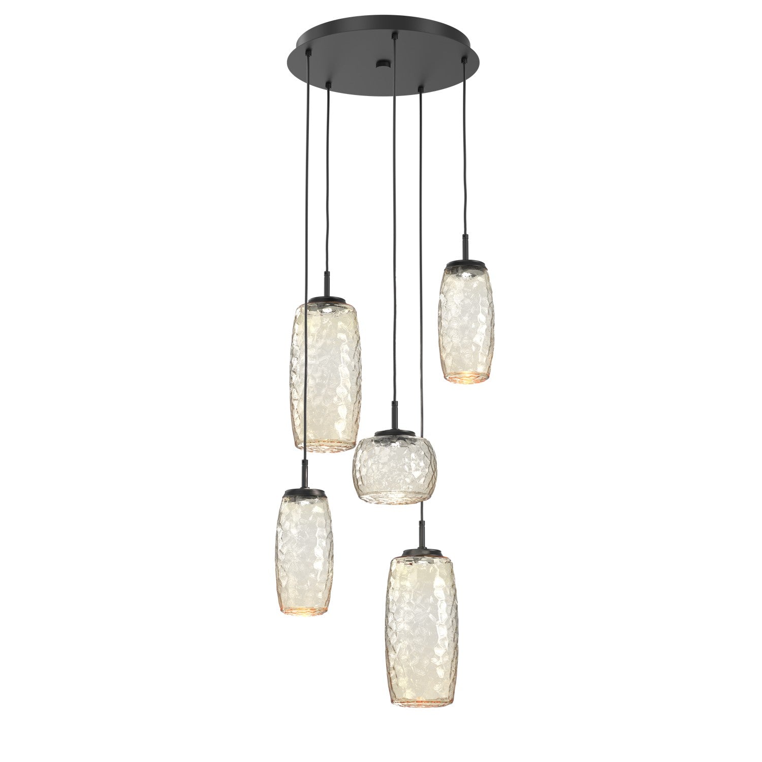 Hammerton Studio - CHB0091-05-MB-A-C01-L1 - LED Pendant - Vessel - Matte Black