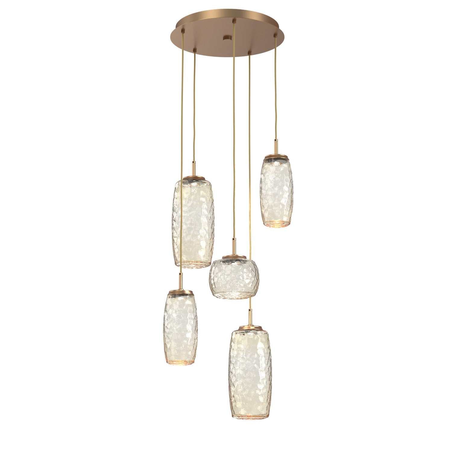 Hammerton Studio - CHB0091-05-NB-A-C01-L1 - LED Pendant - Vessel - Novel Brass