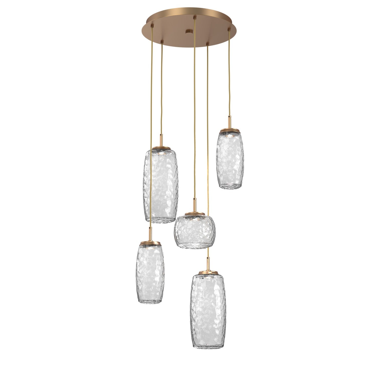 Hammerton Studio - CHB0091-05-NB-C-C01-L1 - LED Pendant - Vessel - Novel Brass