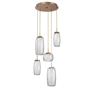 Hammerton Studio - CHB0091-05-NB-C-C01-L3 - LED Pendant - Vessel - Novel Brass