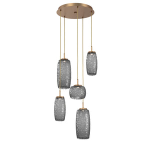 Hammerton Studio - CHB0091-05-NB-S-C01-L1 - LED Pendant - Vessel - Novel Brass