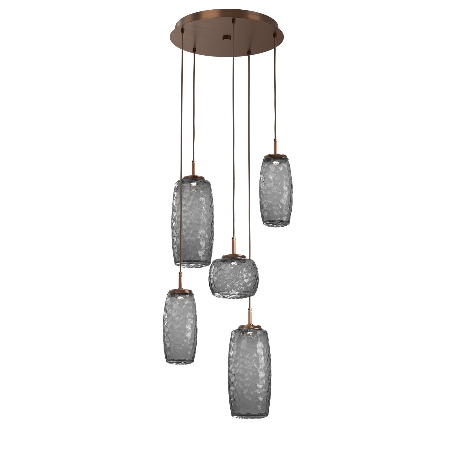 Hammerton Studio - CHB0091-05-RB-S-C01-L1 - LED Pendant - Vessel - Oil Rubbed Bronze