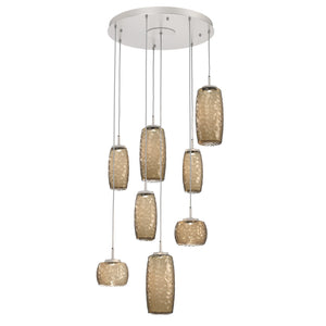 Hammerton Studio - CHB0091-08-BS-B-C01-L1 - LED Pendant - Vessel - Beige Silver