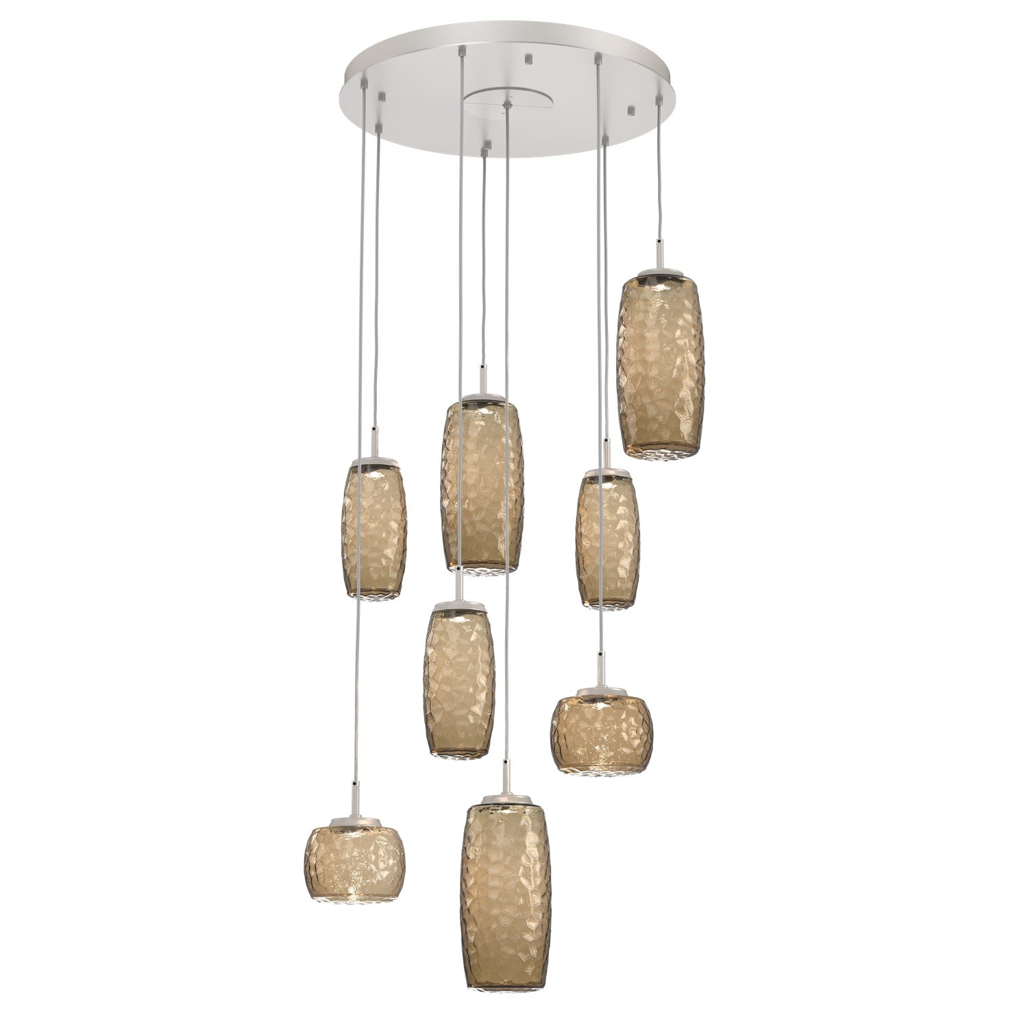 Hammerton Studio - CHB0091-08-BS-B-C01-L3 - LED Pendant - Vessel - Beige Silver