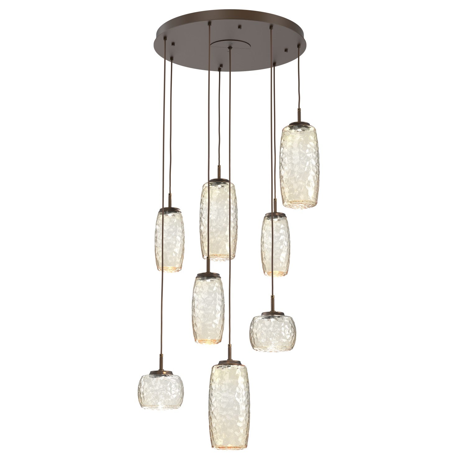 Hammerton Studio - CHB0091-08-FB-A-C01-L1 - LED Pendant - Vessel - Flat Bronze