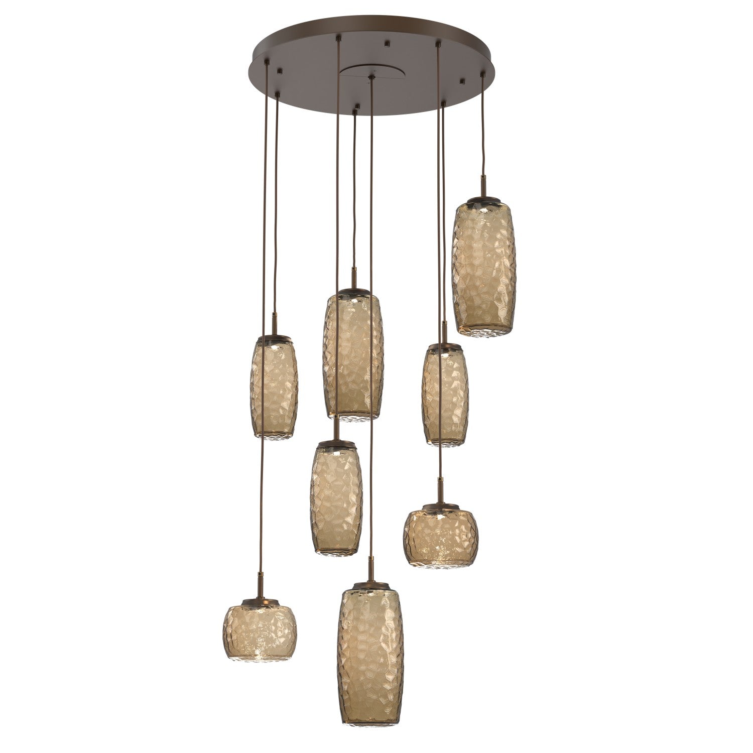 Hammerton Studio - CHB0091-08-FB-B-C01-L1 - LED Pendant - Vessel - Flat Bronze