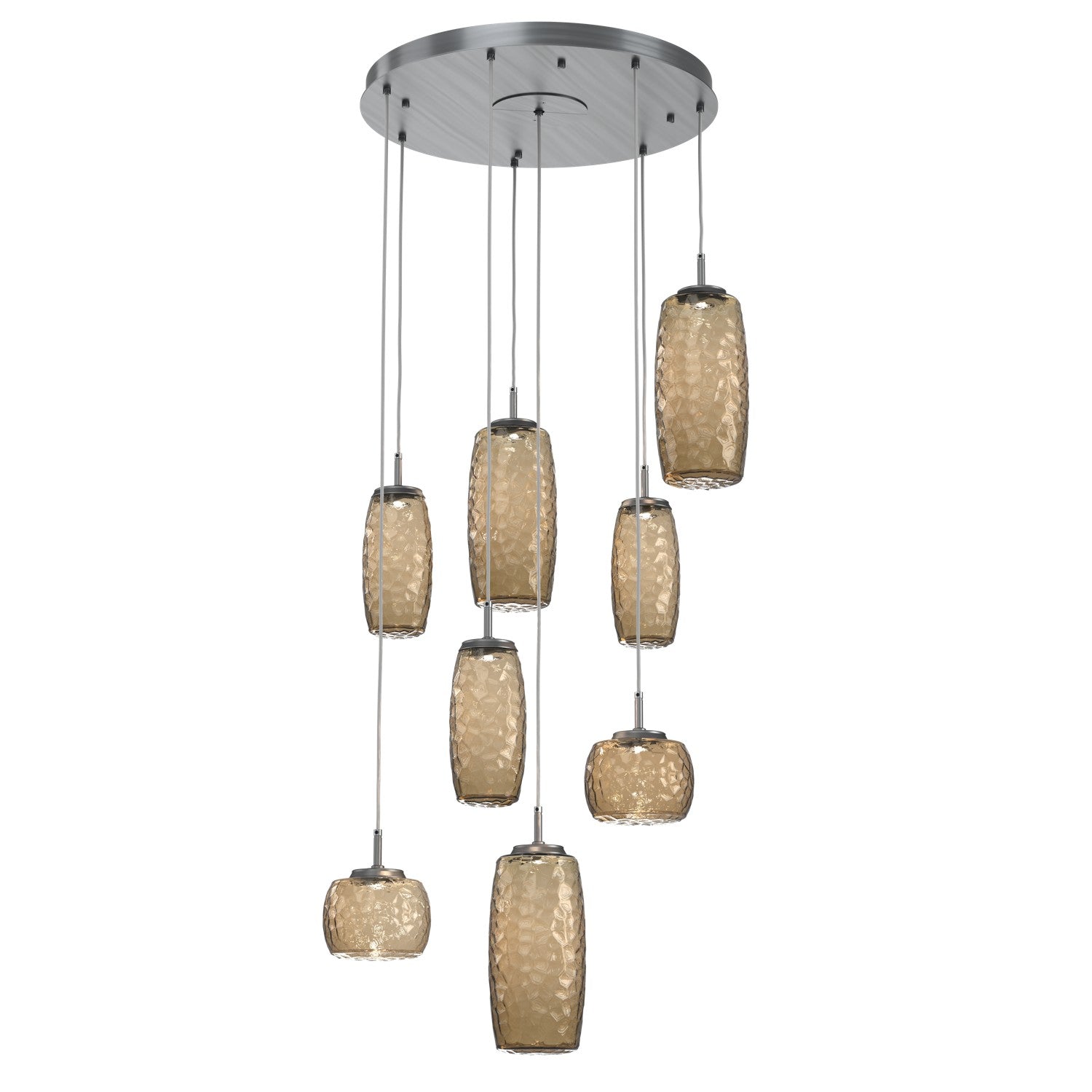 Hammerton Studio - CHB0091-08-GM-B-C01-L1 - LED Pendant - Vessel - Gunmetal