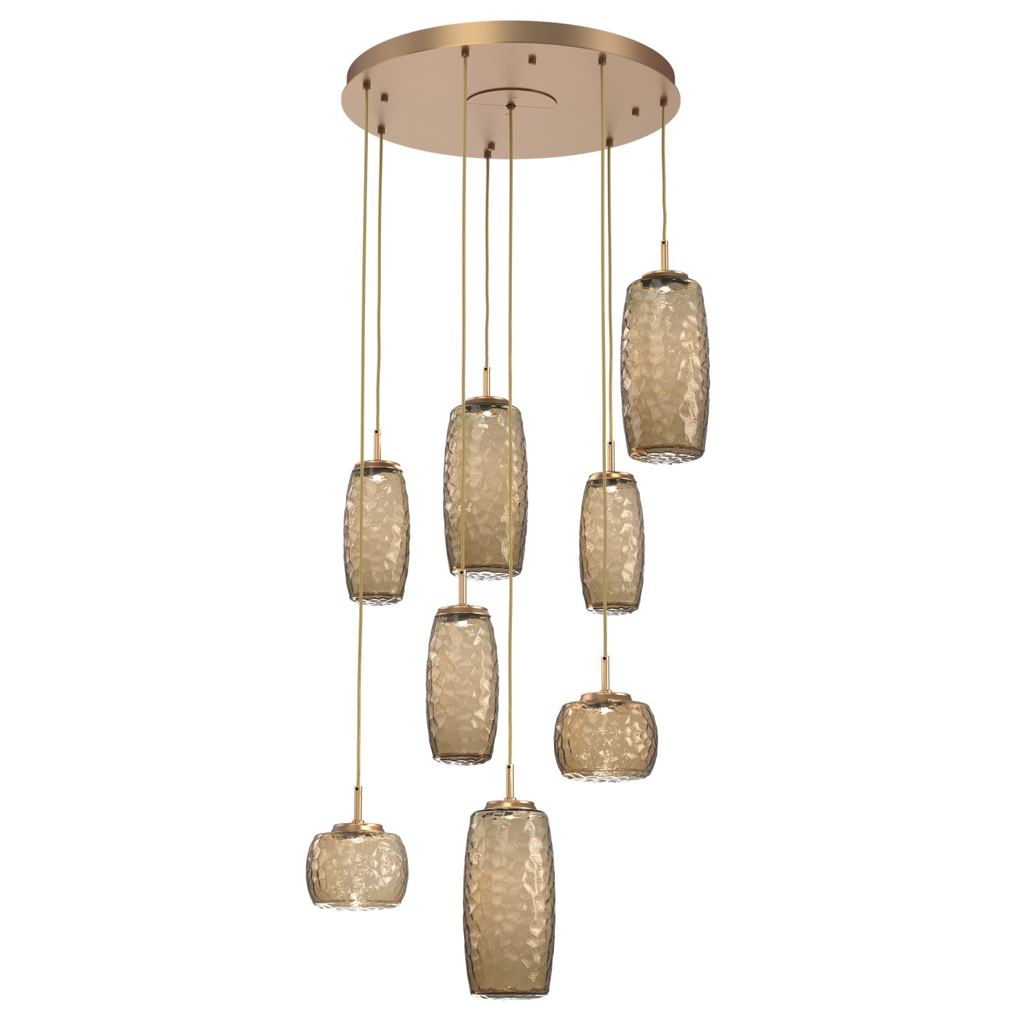 Hammerton Studio - CHB0091-08-NB-B-C01-L1 - LED Pendant - Vessel - Novel Brass