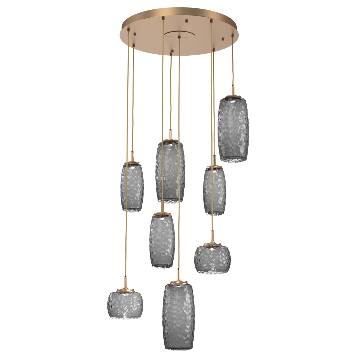 Hammerton Studio - CHB0091-08-NB-S-C01-L1 - LED Pendant - Vessel - Novel Brass