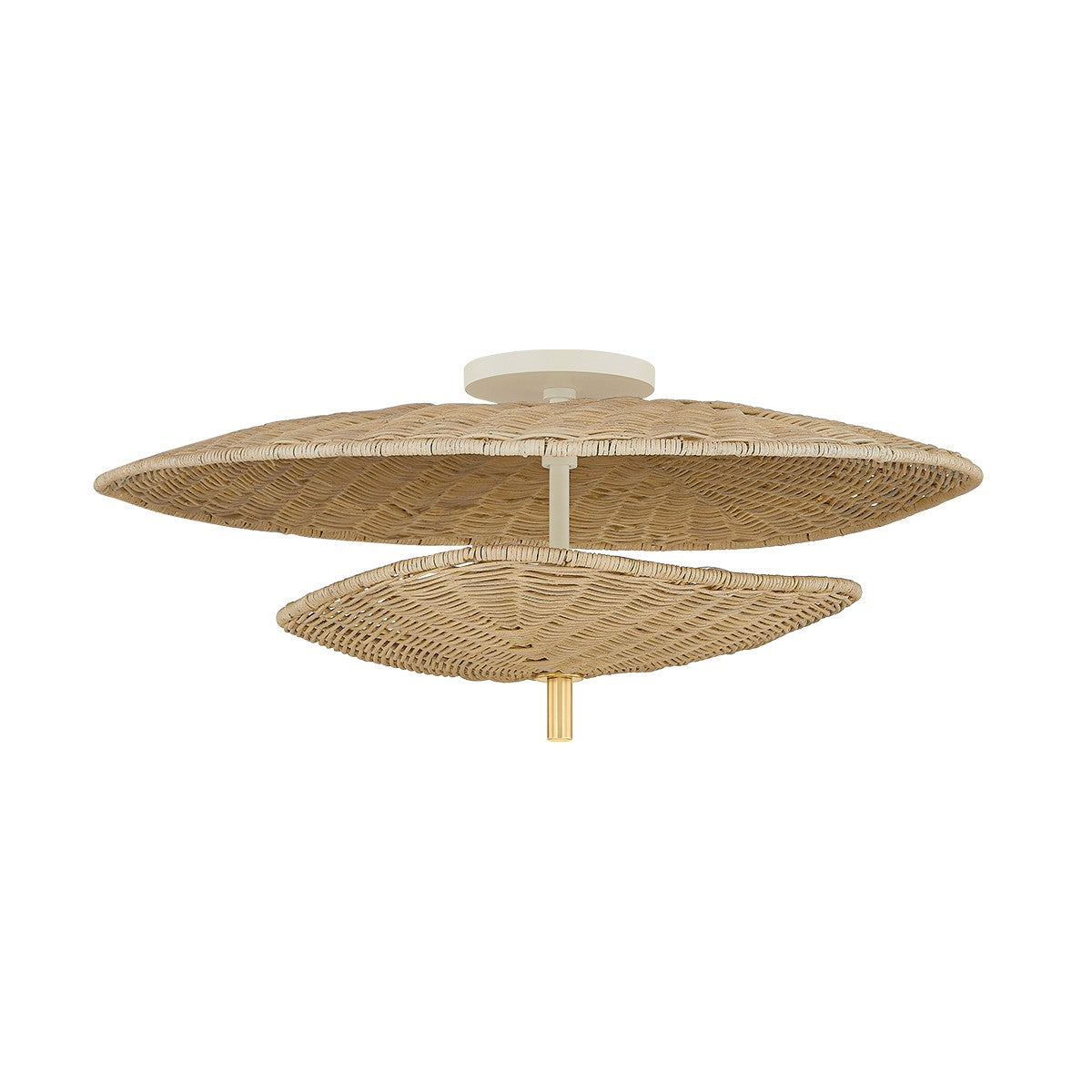 Mitzi - H917603-AGB - Three Light Semi Flush Mount - Marigold - Aged Brass