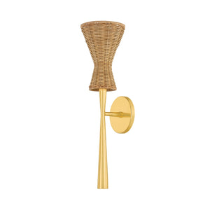 Mitzi - H918101-AGB - One Light Wall Sconce - Honey - Aged Brass