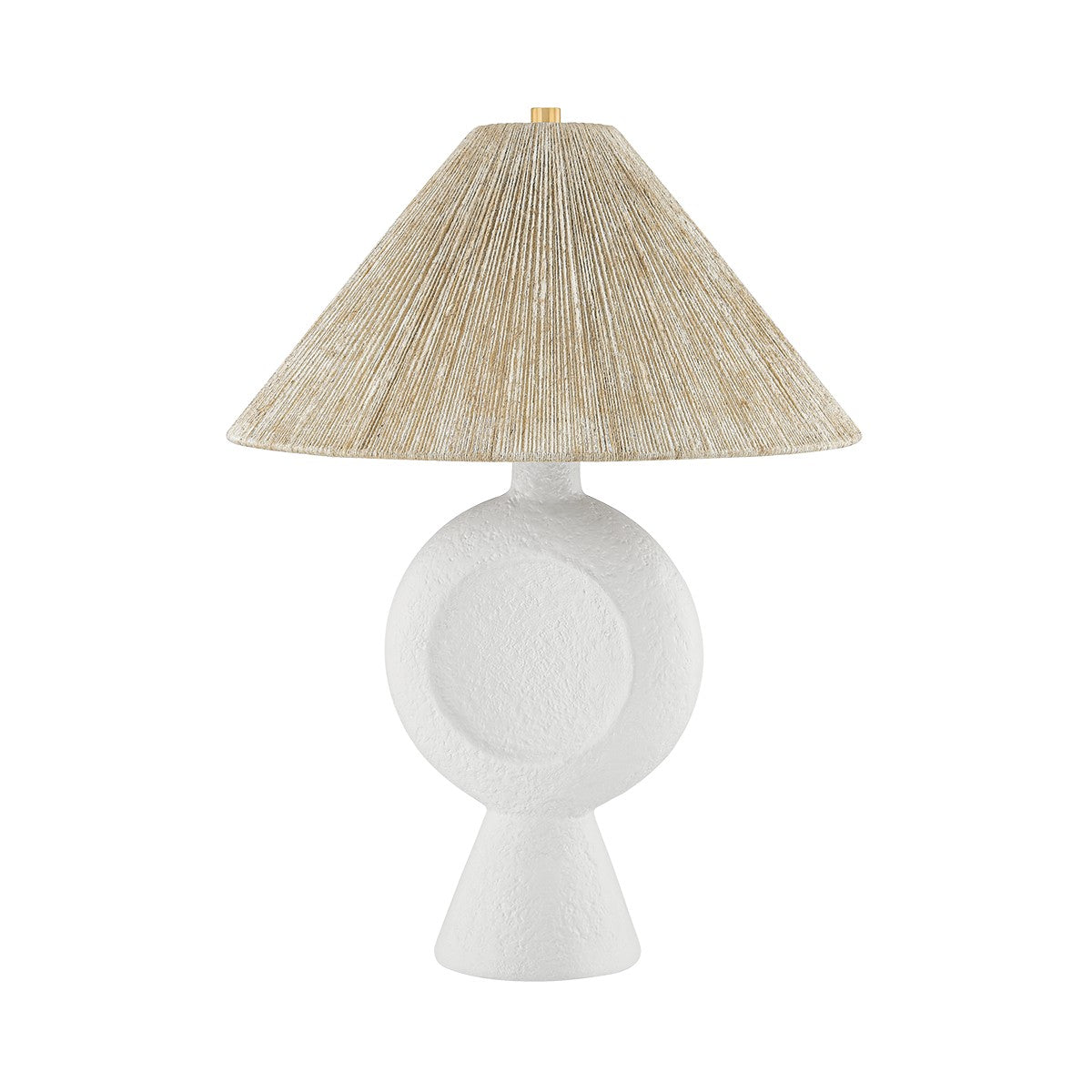 Mitzi - HL967201-AGB/WP - One Light Table Lamp - Centella - Aged Brass/White Plaster