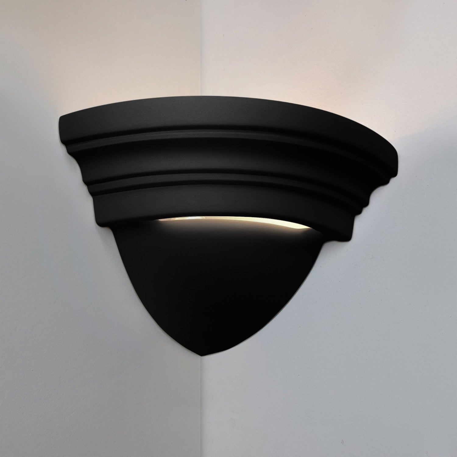 A-19 - 102CNR-A30 - One Light Wall Sconce - Islands of Light - Slate Black