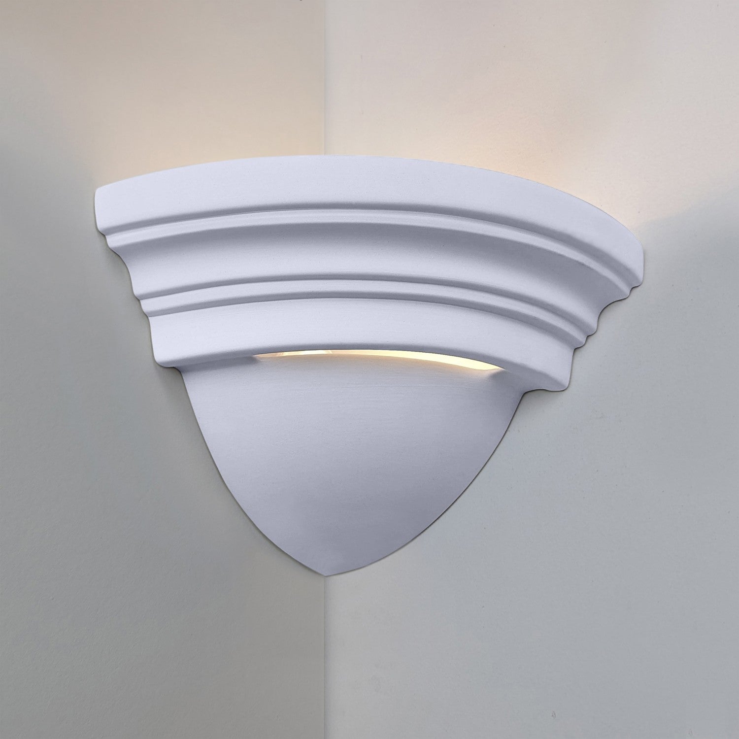 A-19 - 102CNR-A31 - One Light Wall Sconce - Islands of Light - Satin White