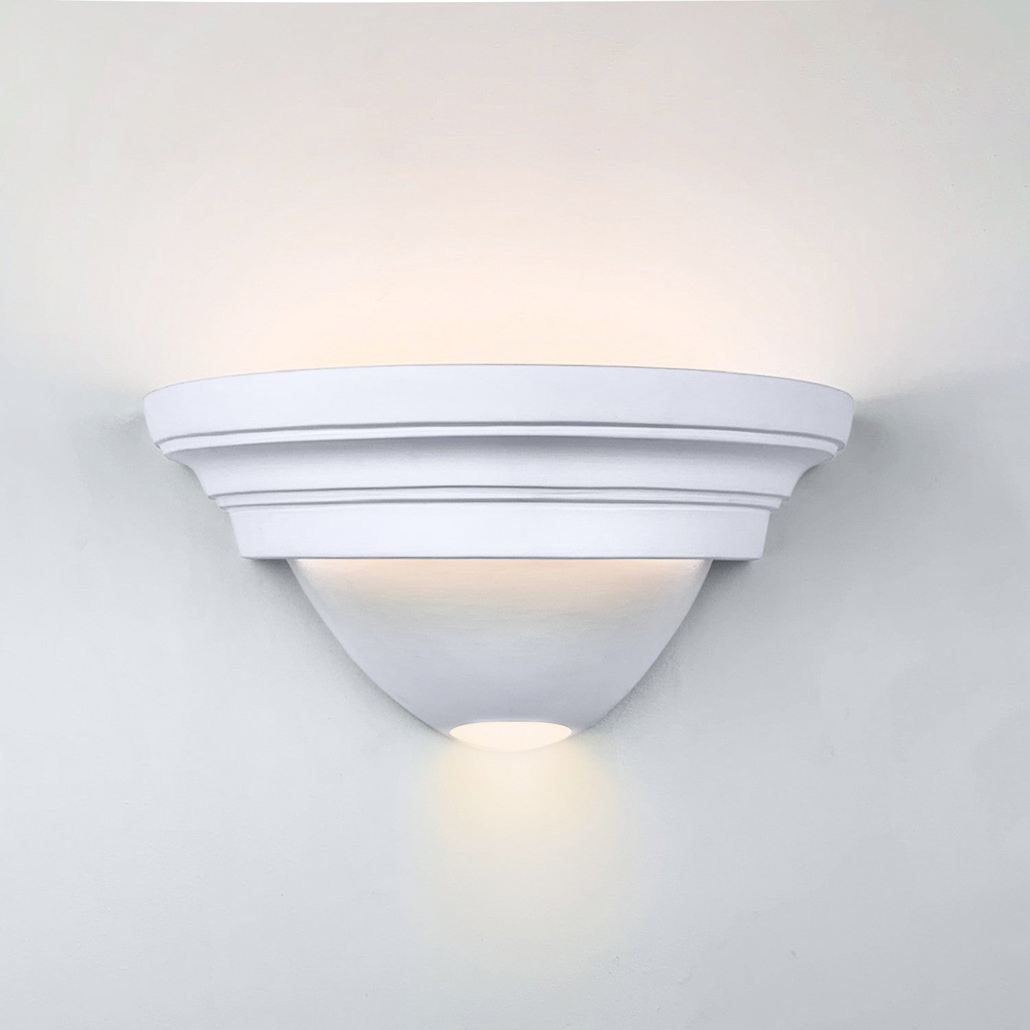 A-19 - 103ADA-A31 - One Light Wall Sconce - Islands of Light - Satin White