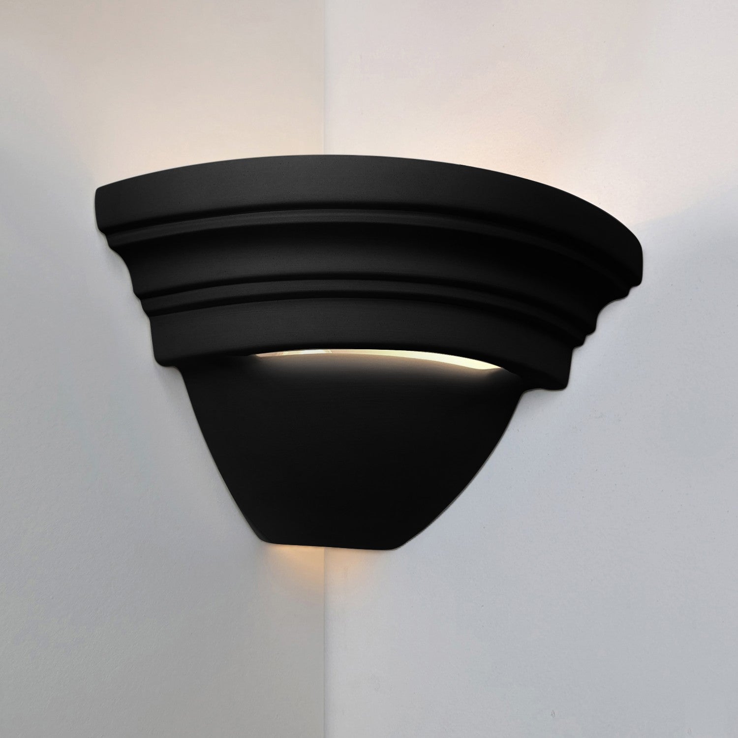 A-19 - 104CNR-A30 - One Light Wall Sconce - Islands of Light - Slate Black