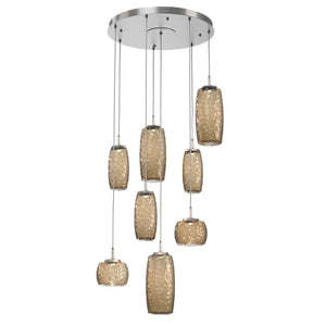 Hammerton Studio - CHB0091-08-SN-B-C01-L1 - LED Pendant - Vessel - Satin Nickel