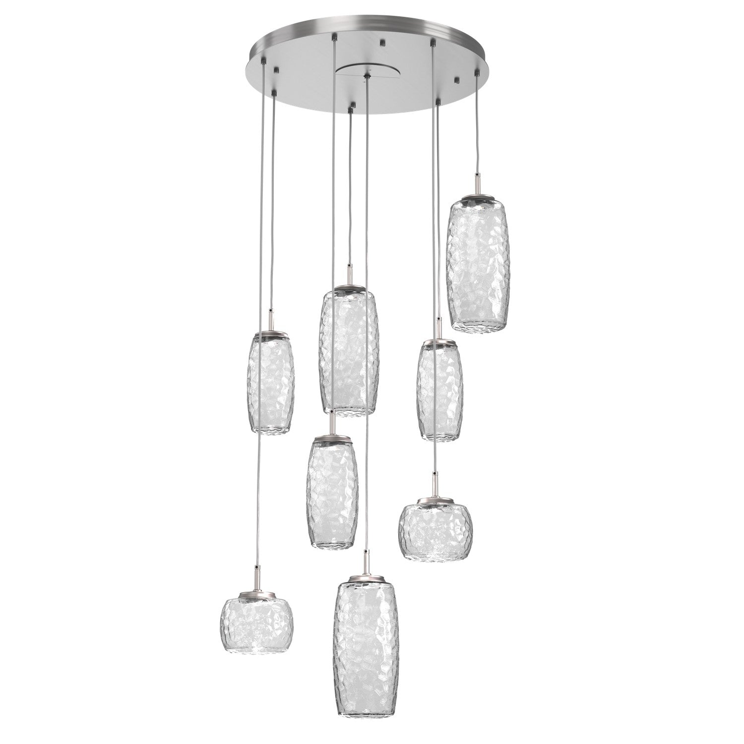 Hammerton Studio - CHB0091-08-SN-C-C01-L1 - LED Pendant - Vessel - Satin Nickel