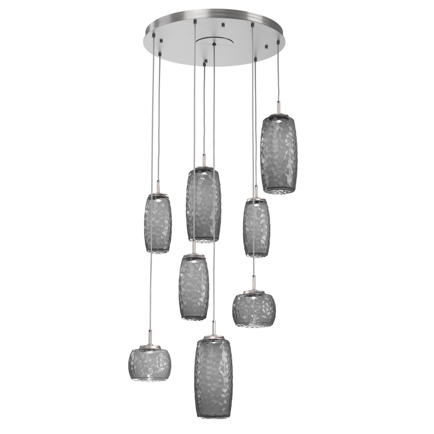 Hammerton Studio - CHB0091-08-SN-S-C01-L1 - LED Pendant - Vessel - Satin Nickel