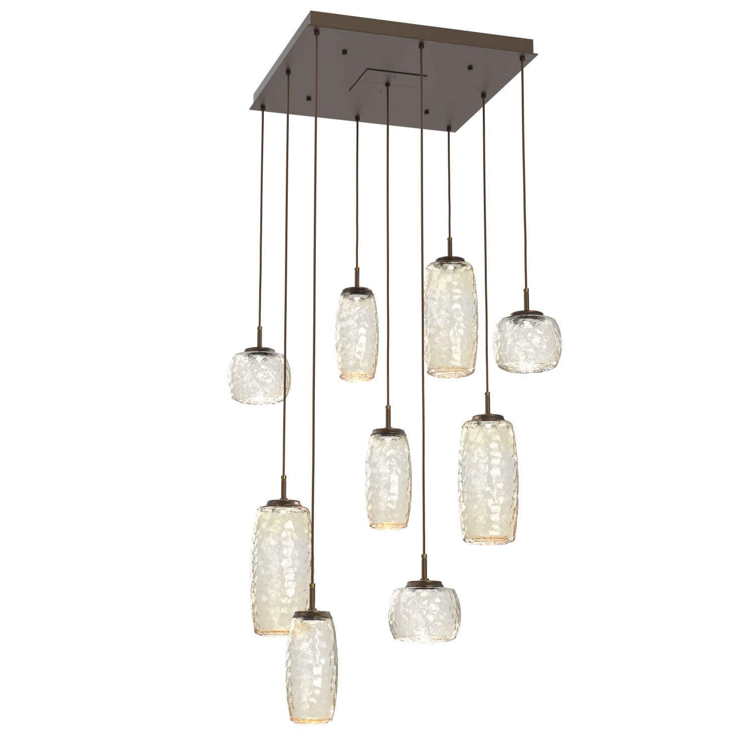 Hammerton Studio - CHB0091-09-FB-A-C01-L1 - LED Pendant - Vessel - Flat Bronze