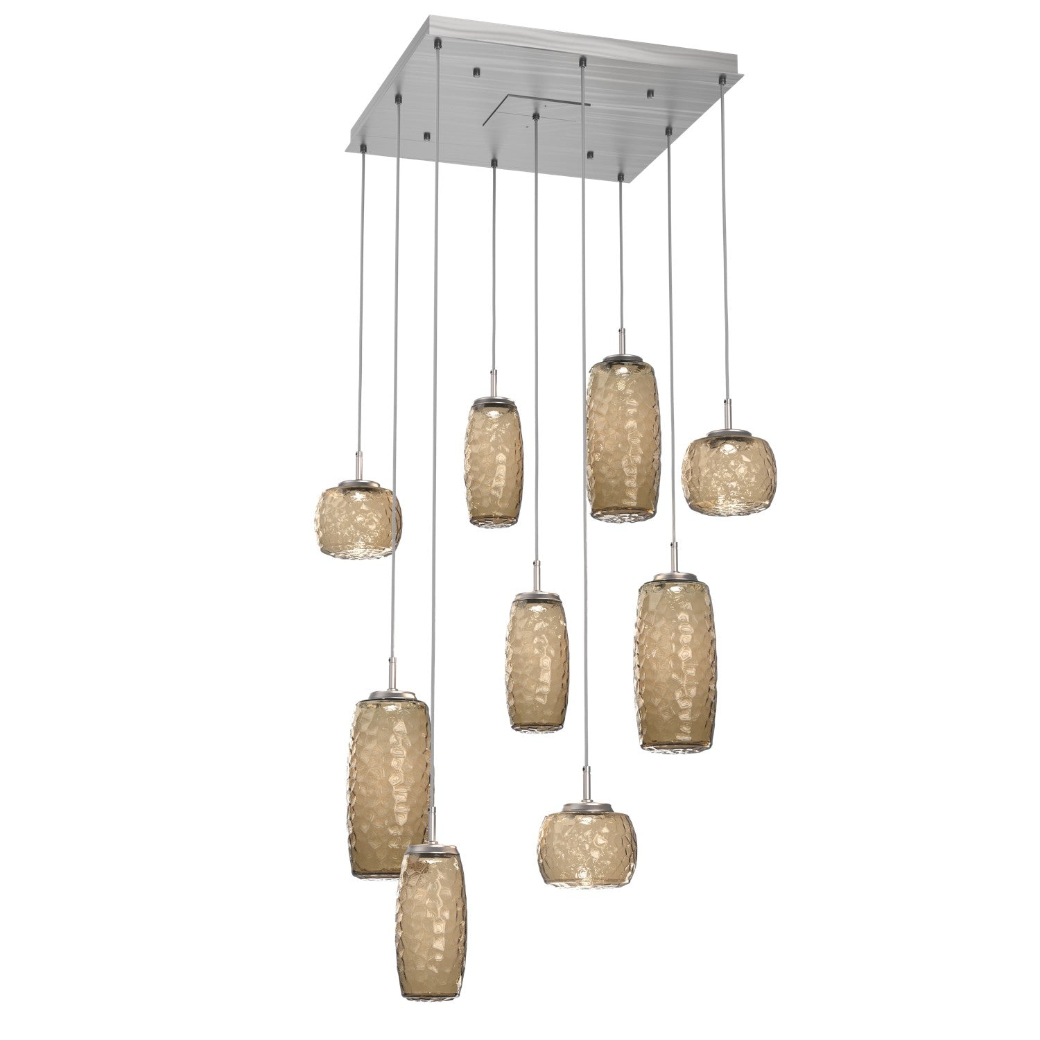 Hammerton Studio - CHB0091-09-SN-B-C01-L1 - LED Pendant - Vessel - Satin Nickel