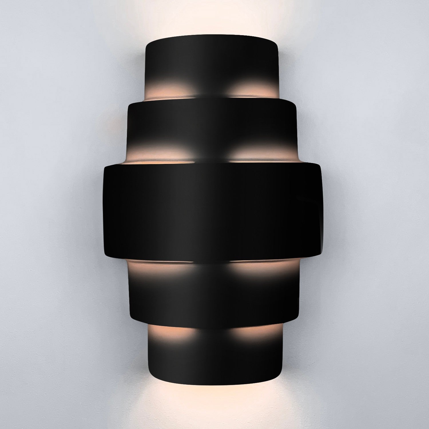 A-19 - 1401-A30 - Two Light Wall Sconce - Islands of Light - Slate Black