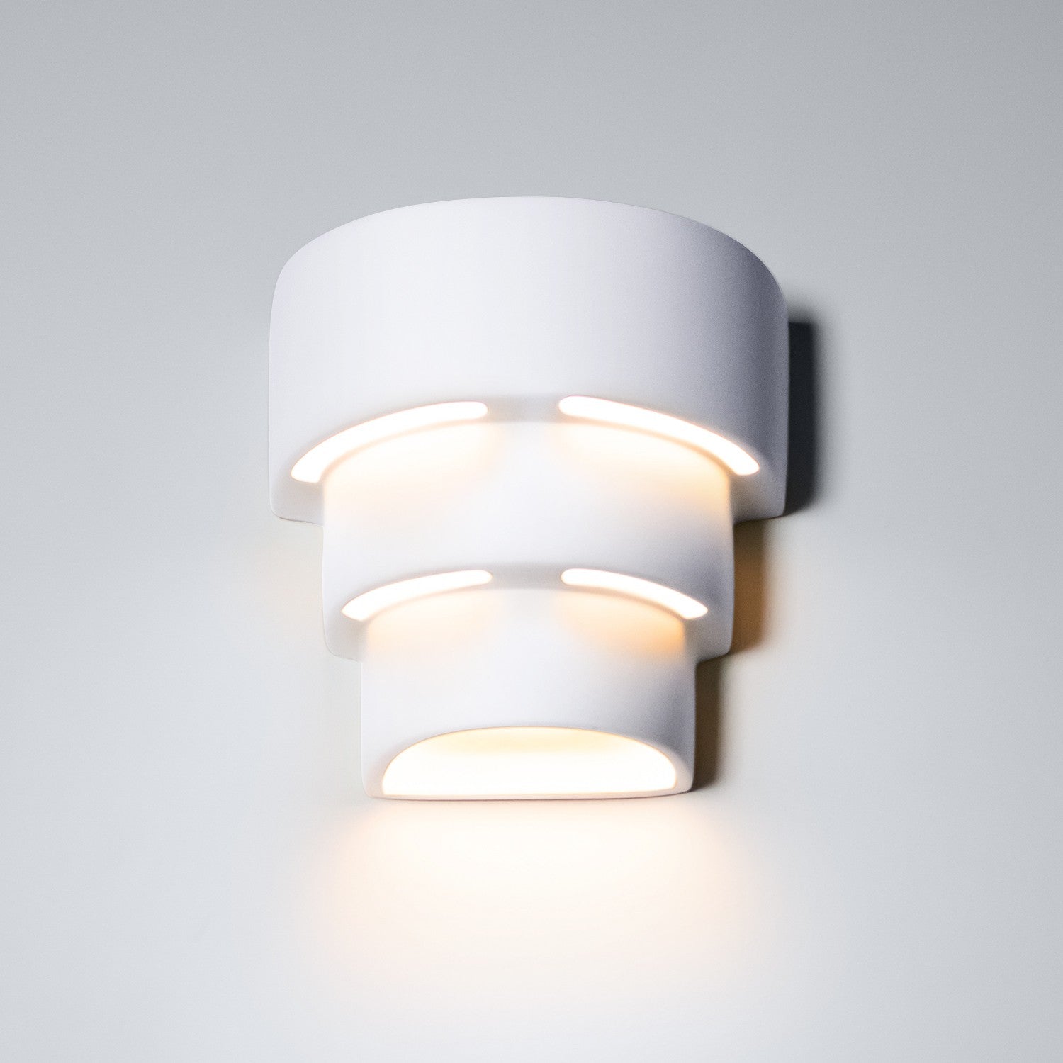 A-19 - 1403-A31 - One Light Wall Sconce - Islands of Light - Satin White