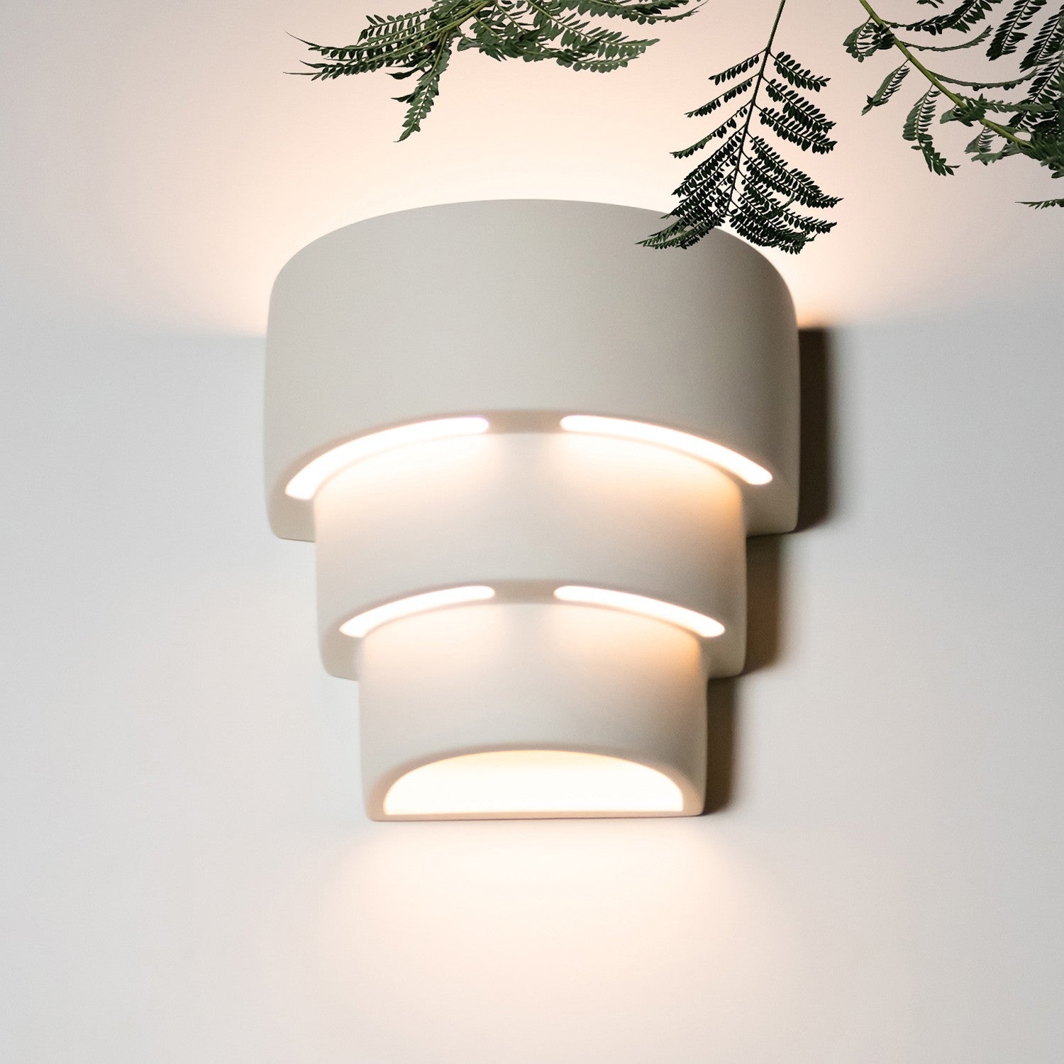 A-19 - 1404-WET - One Light Wall Sconce - Islands of Light - Bisque