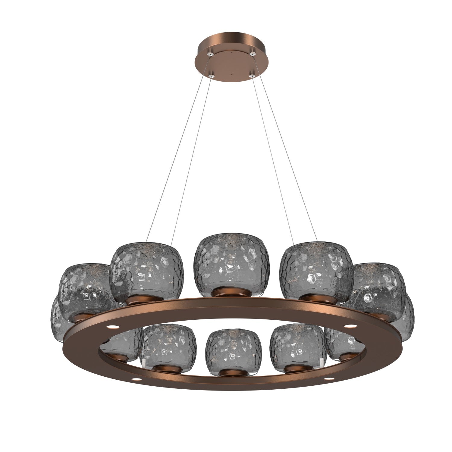 Hammerton Studio - CHB0091-0C-BB-S-CA1-L3 - LED Chandelier - Vessel - Burnished Bronze