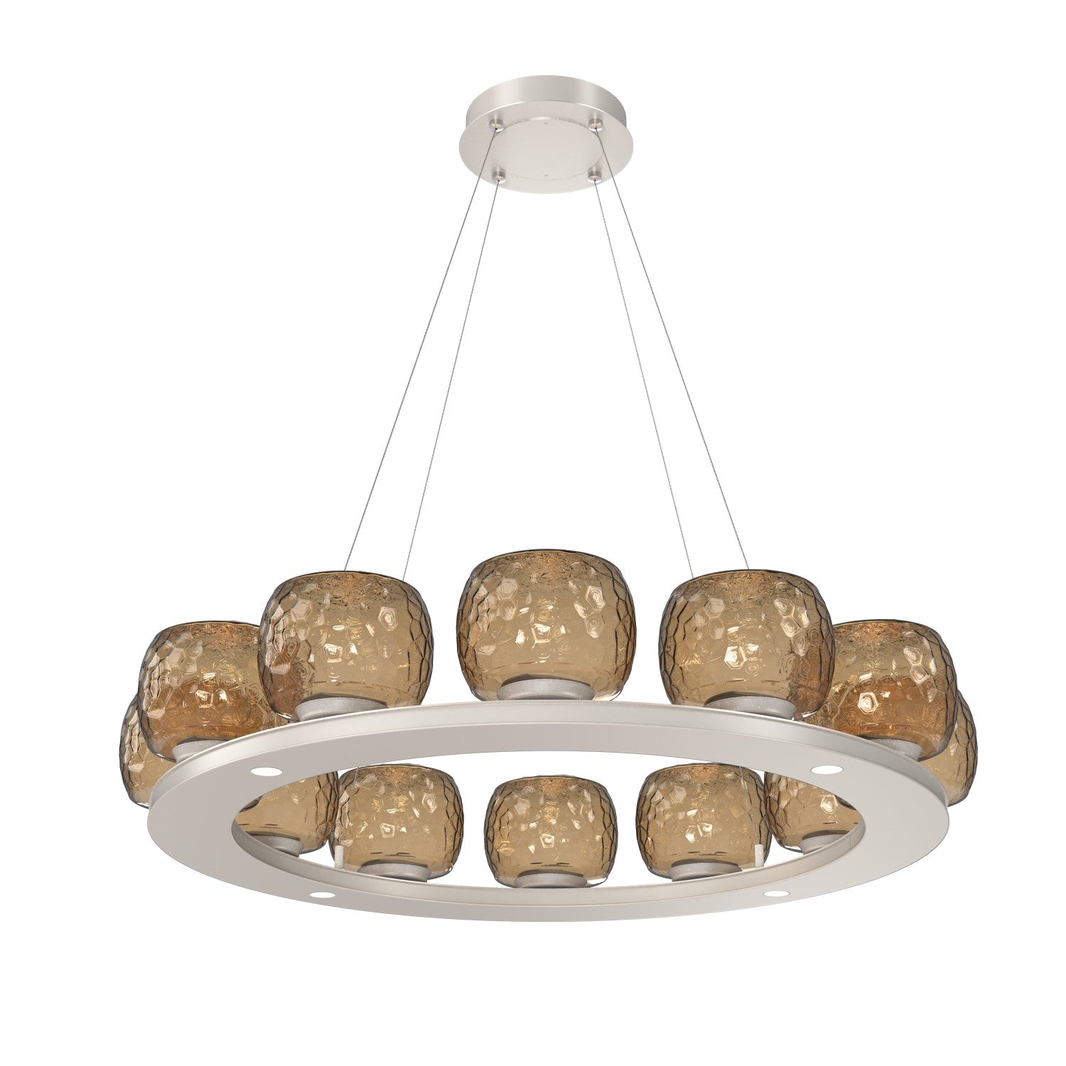 Hammerton Studio - CHB0091-0C-BS-B-CA1-L3 - LED Chandelier - Vessel - Beige Silver